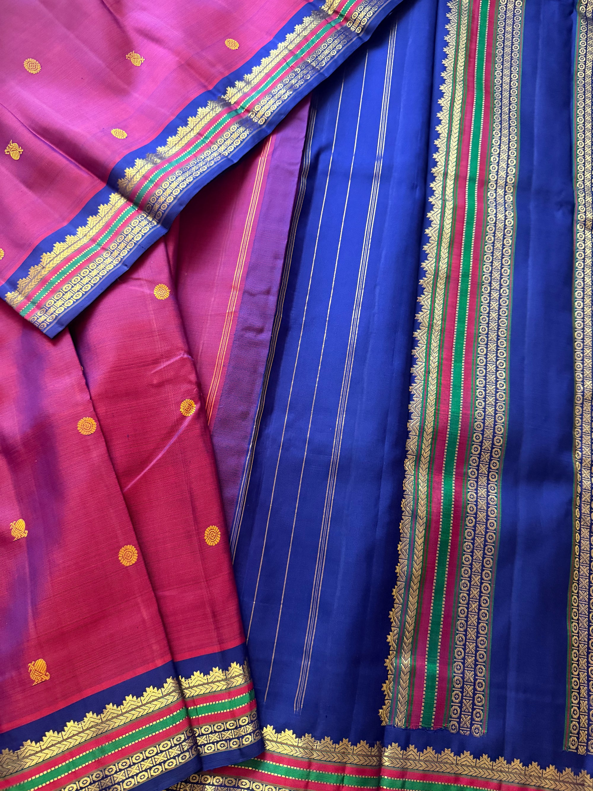 SAREES THAT I CAN'T PART WITH : Vintage Recreated Kanjivaram Silk