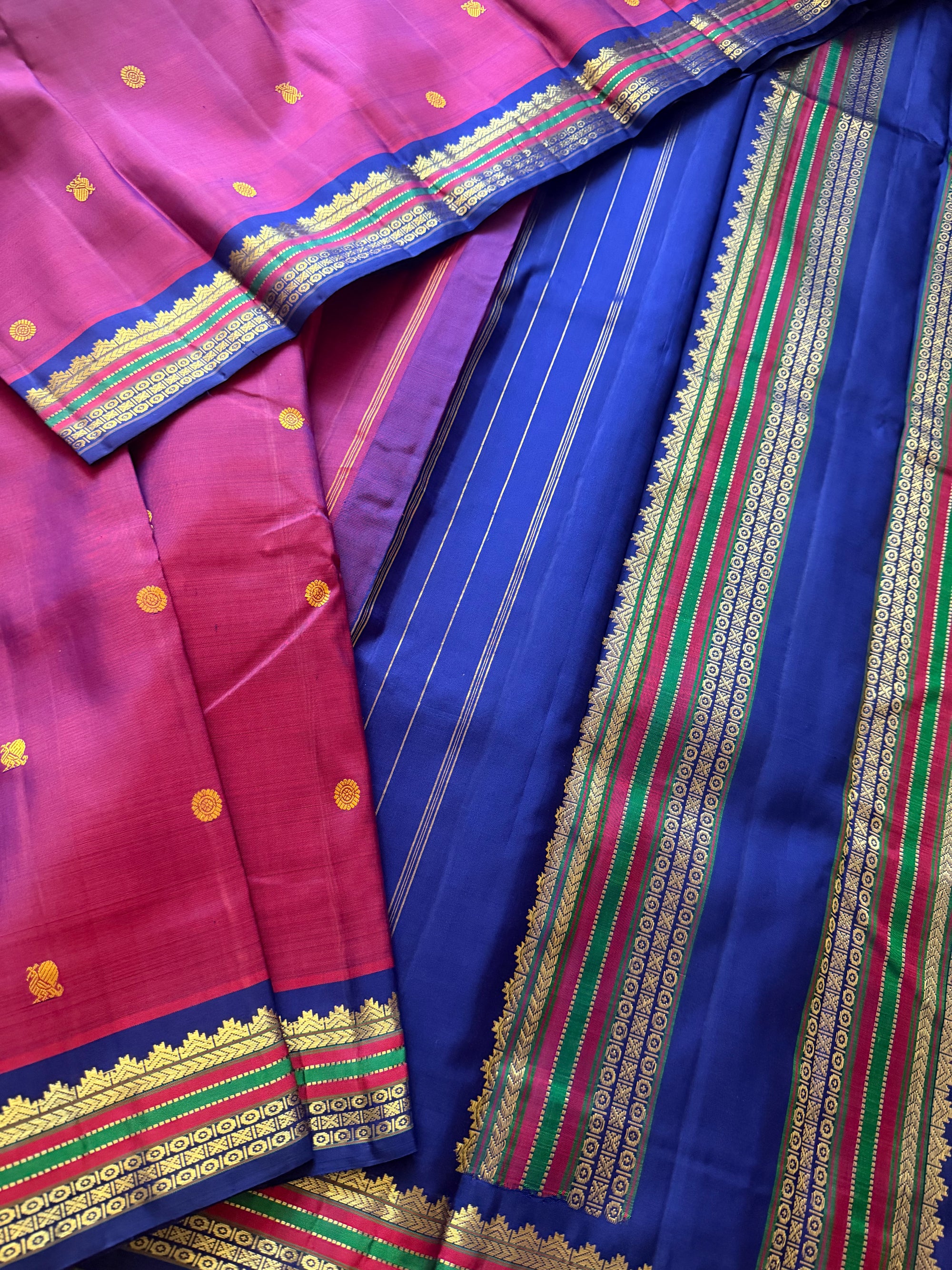 SAREES THAT I CAN'T PART WITH : Vintage Recreated Kanjivaram Silk