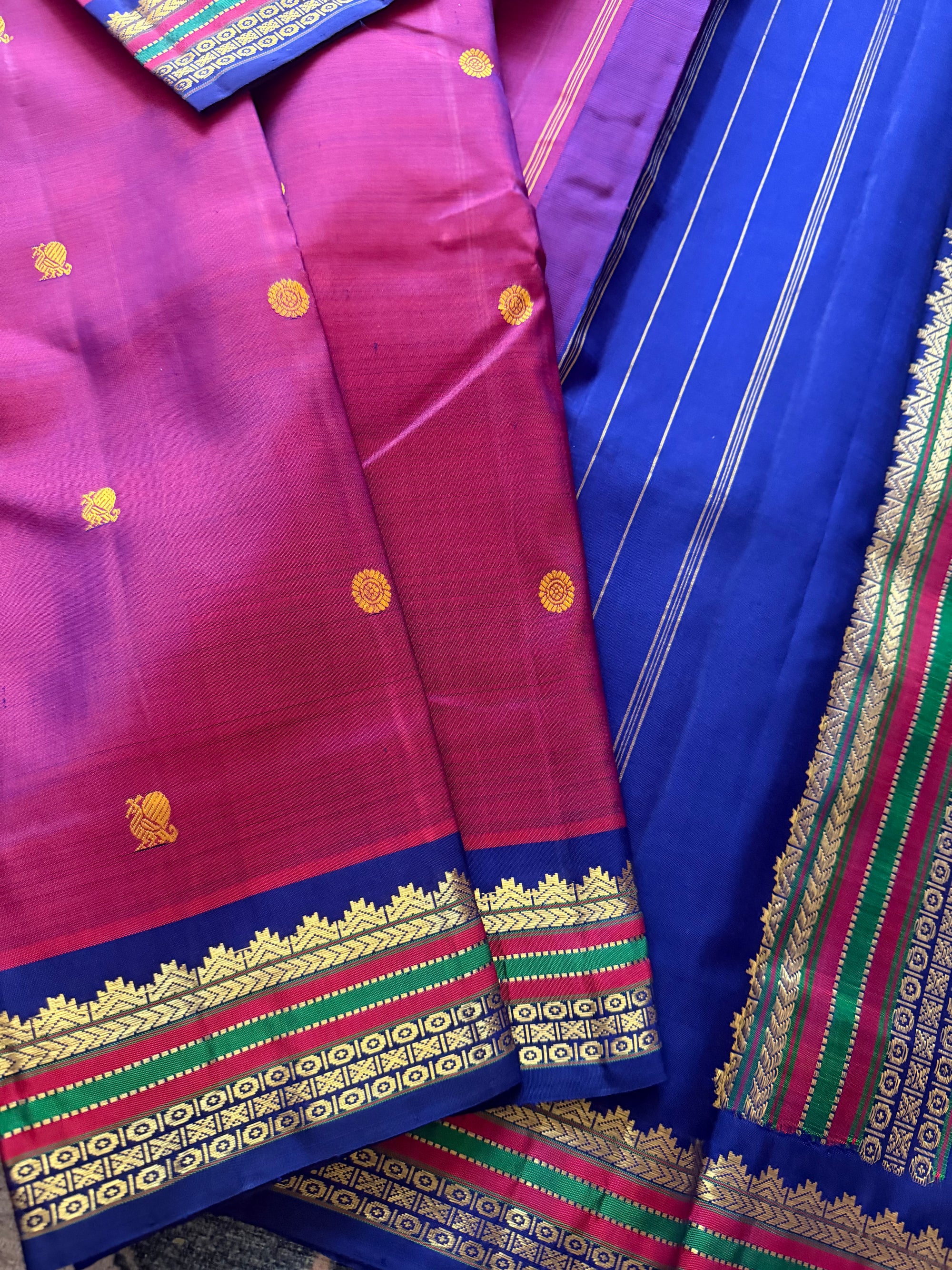 SAREES THAT I CAN'T PART WITH : Vintage Recreated Kanjivaram Silk
