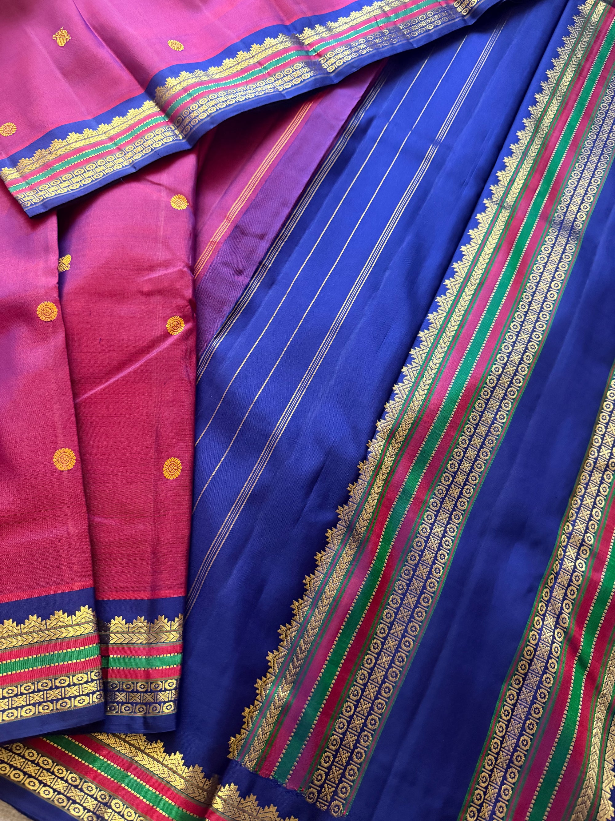 SAREES THAT I CAN'T PART WITH : Vintage Recreated Kanjivaram Silk