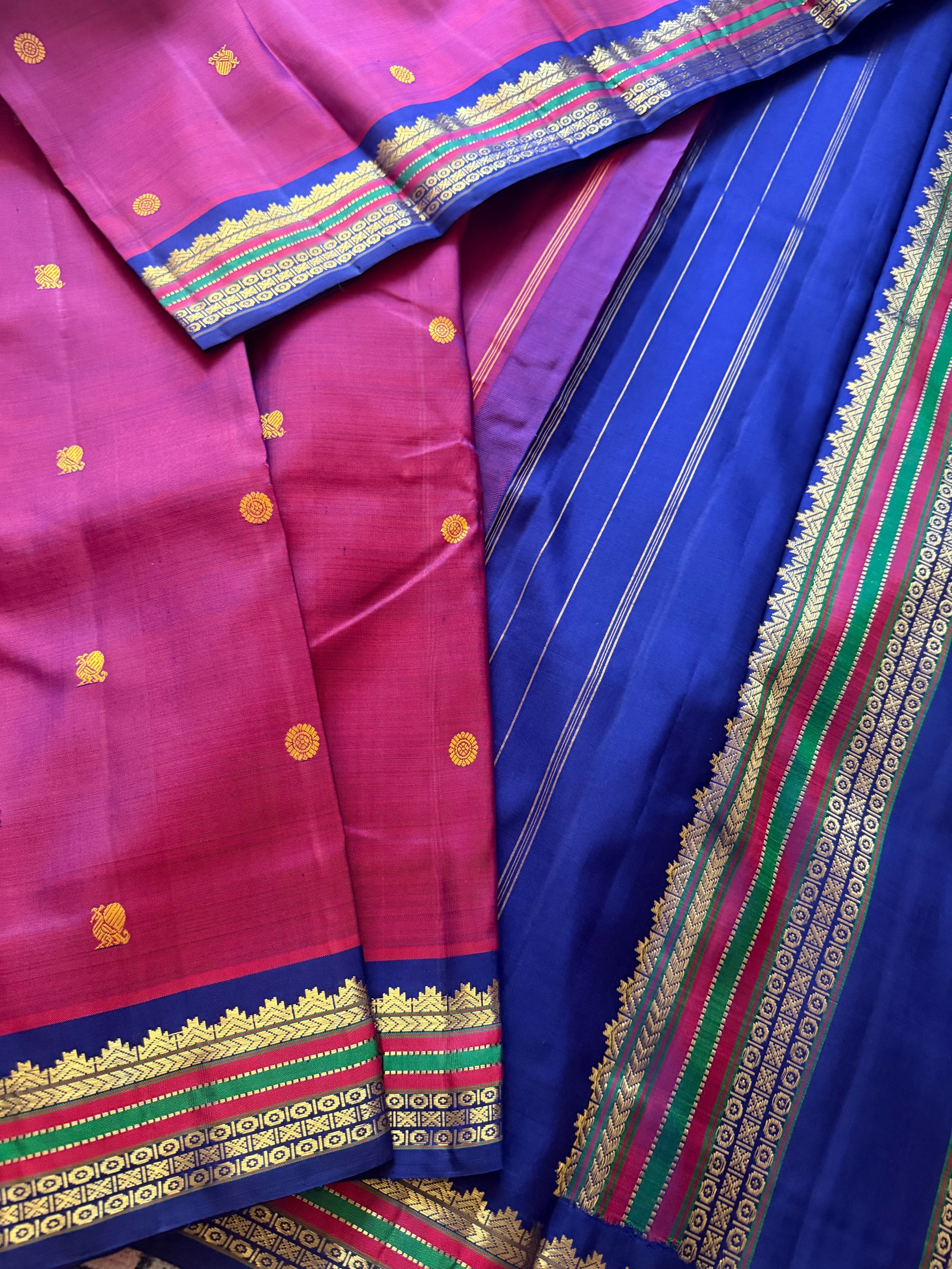 SAREES THAT I CAN'T PART WITH : Vintage Recreated Kanjivaram Silk