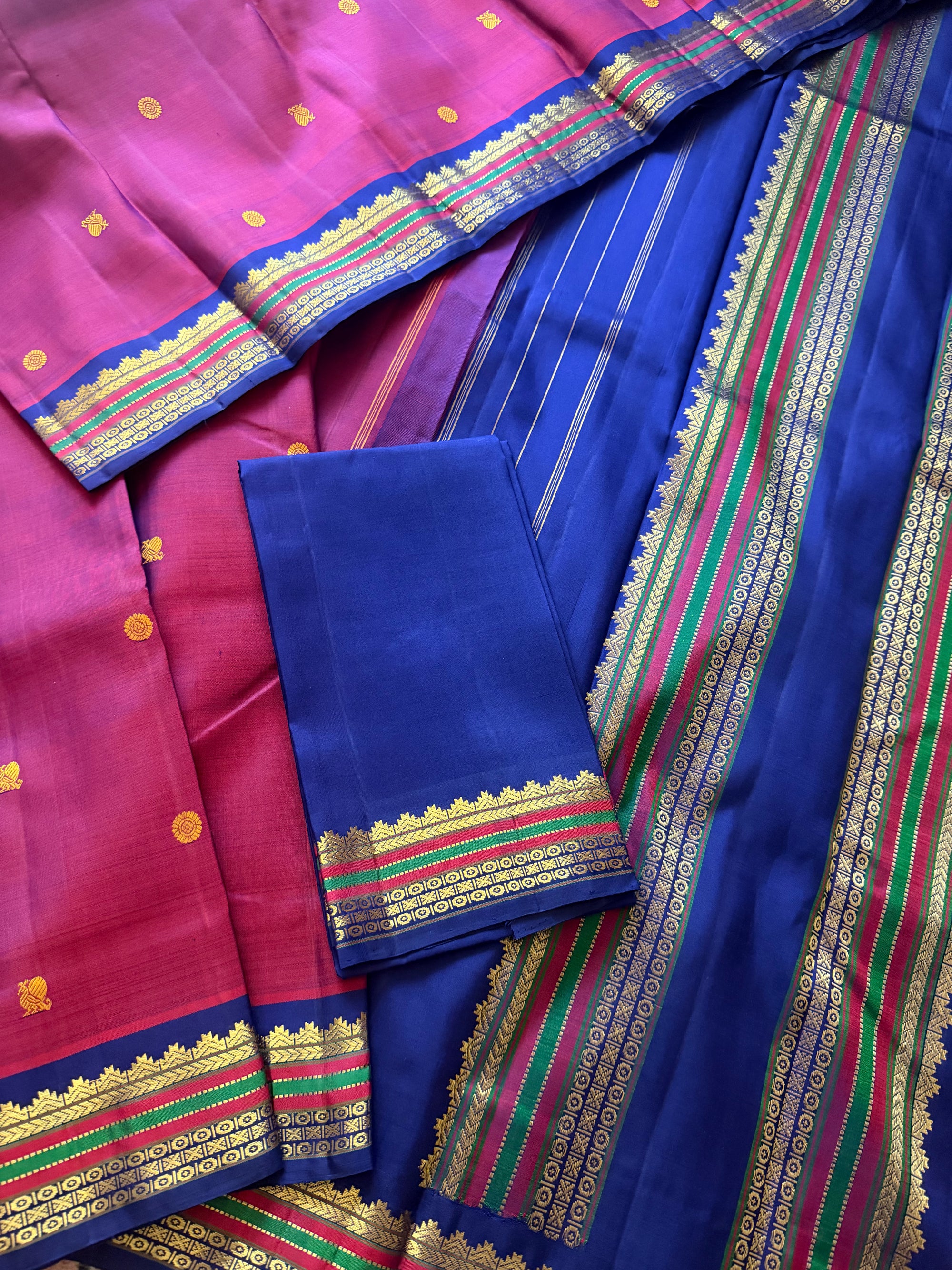 SAREES THAT I CAN'T PART WITH : Vintage Recreated Kanjivaram Silk