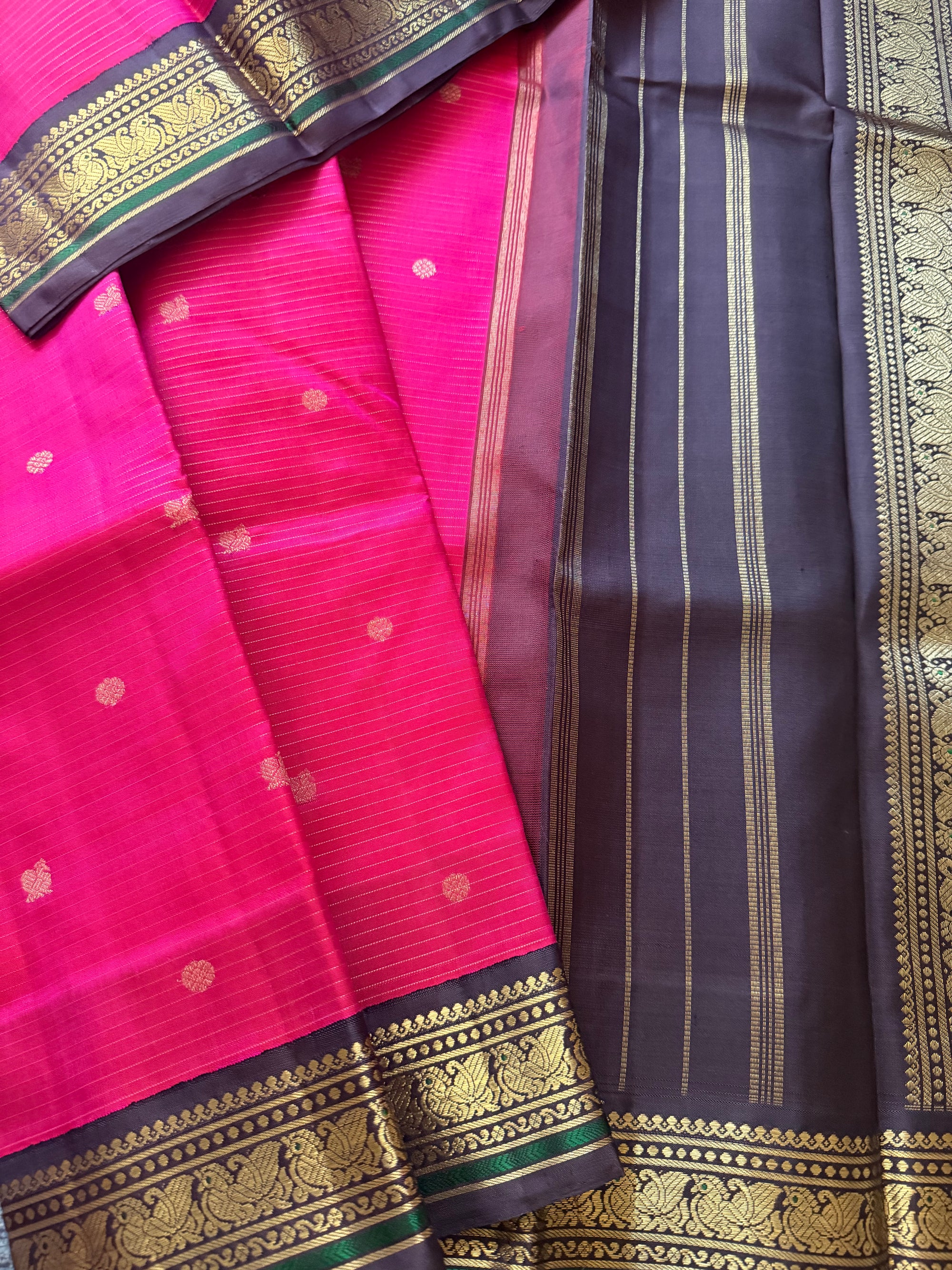 SAREES THAT I CAN'T PART WITH : Vairaoosi Korvai Kanjivaram Silk