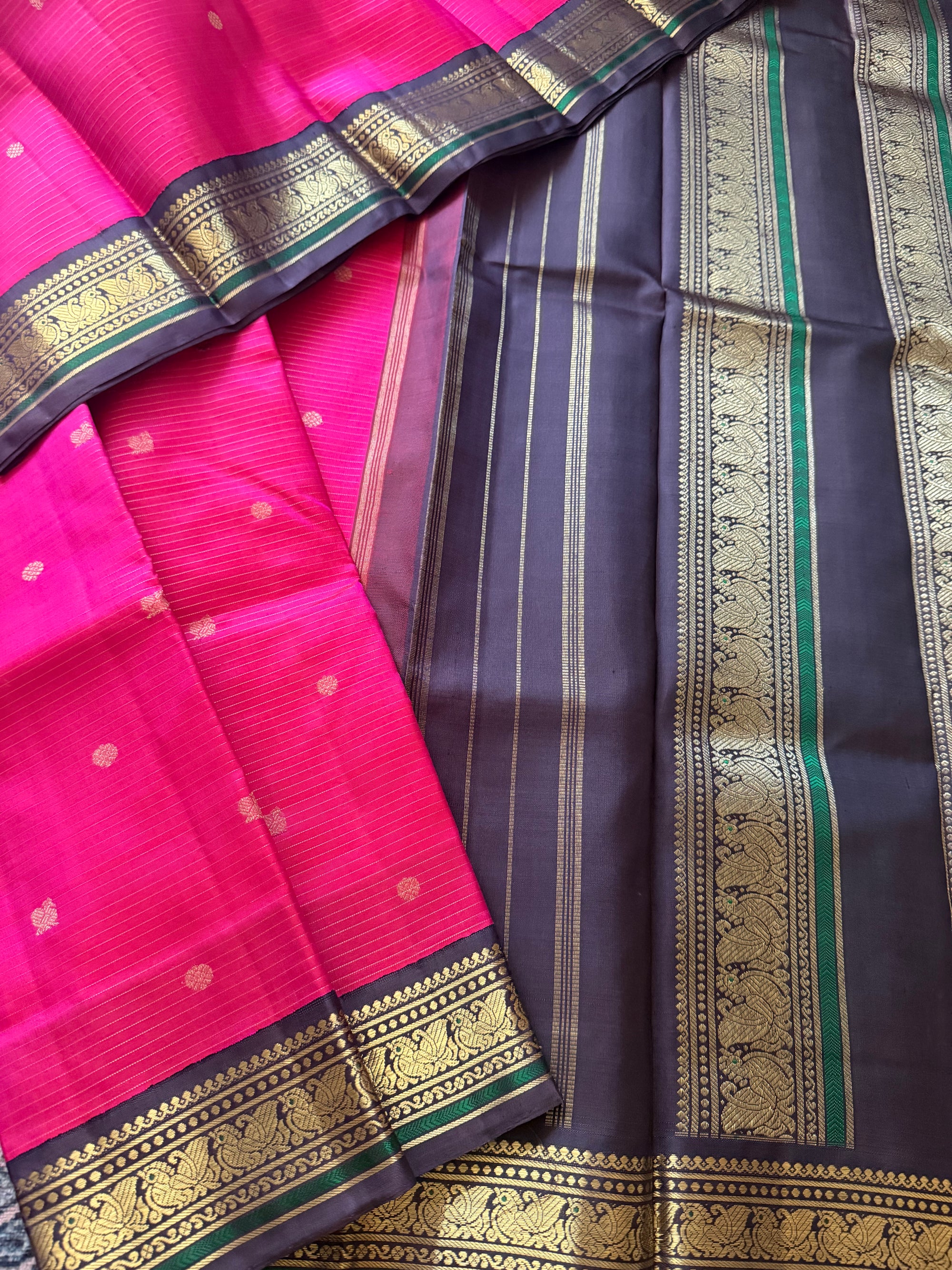 SAREES THAT I CAN'T PART WITH : Vairaoosi Korvai Kanjivaram Silk