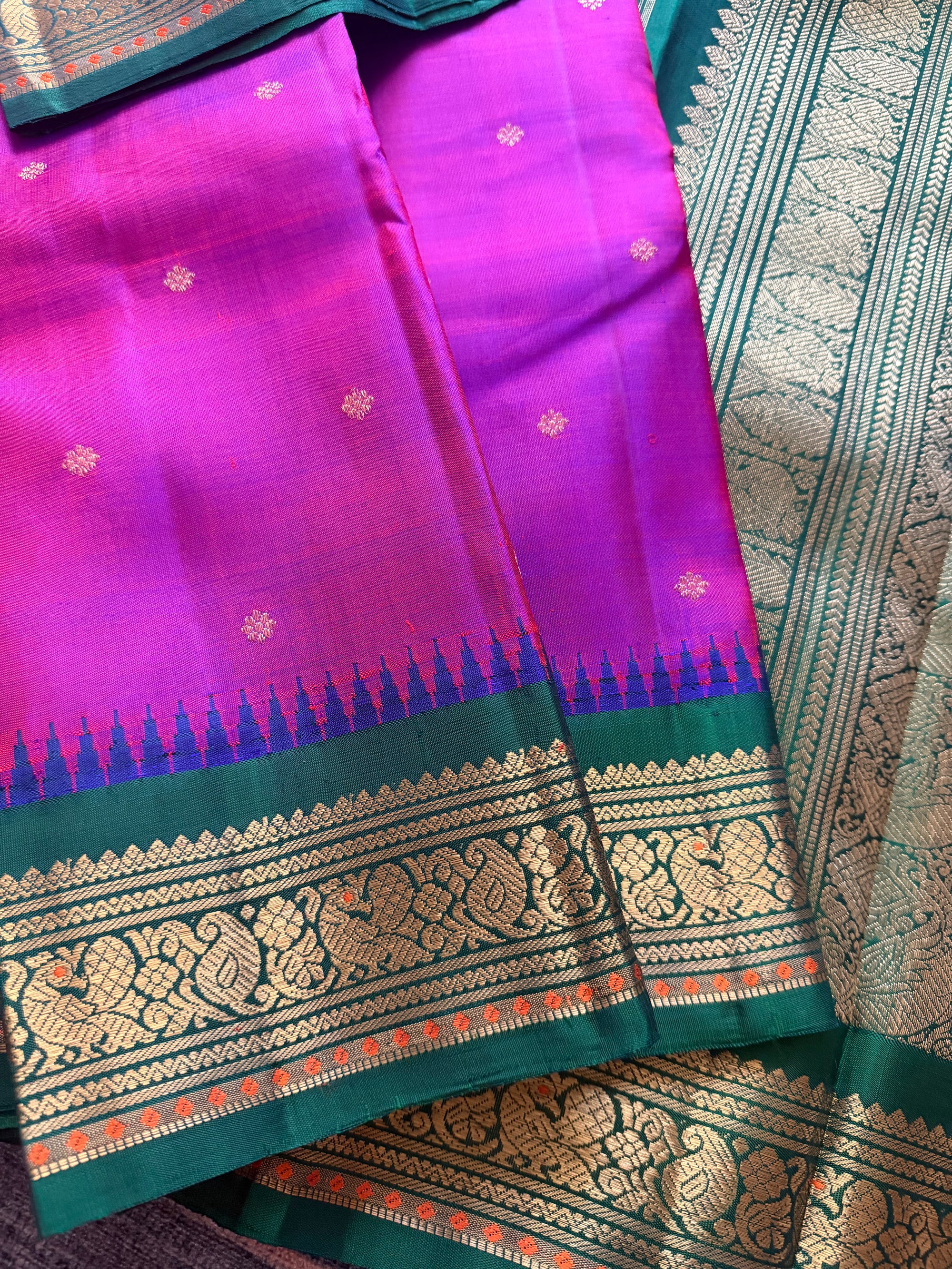 SAREES THAT I CAN'T PART WITH : Vintage Inspired Kanjivaram Silk