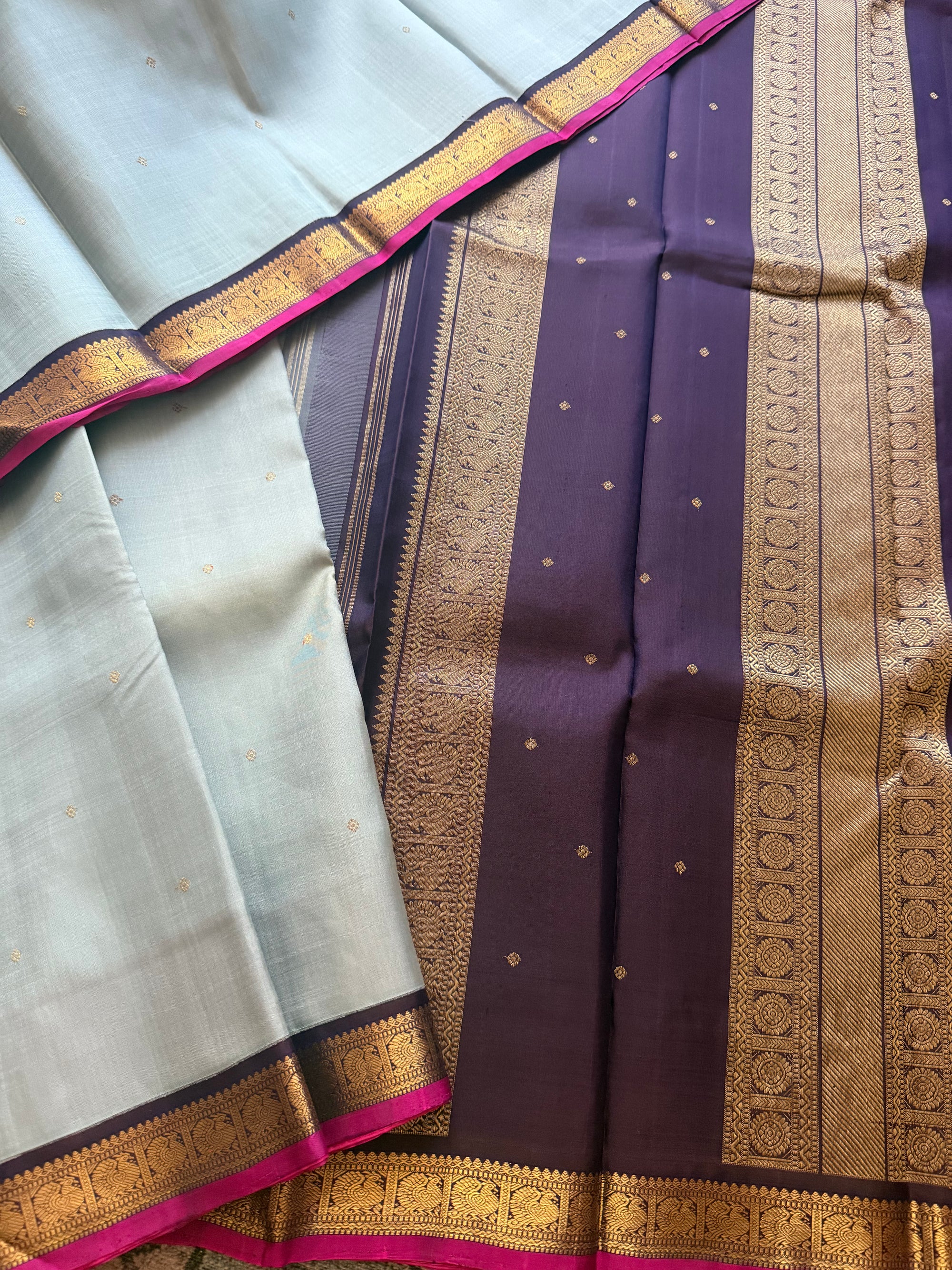 SAREES THAT I CAN'T PART WITH : Korvai Kanjivaram Silk