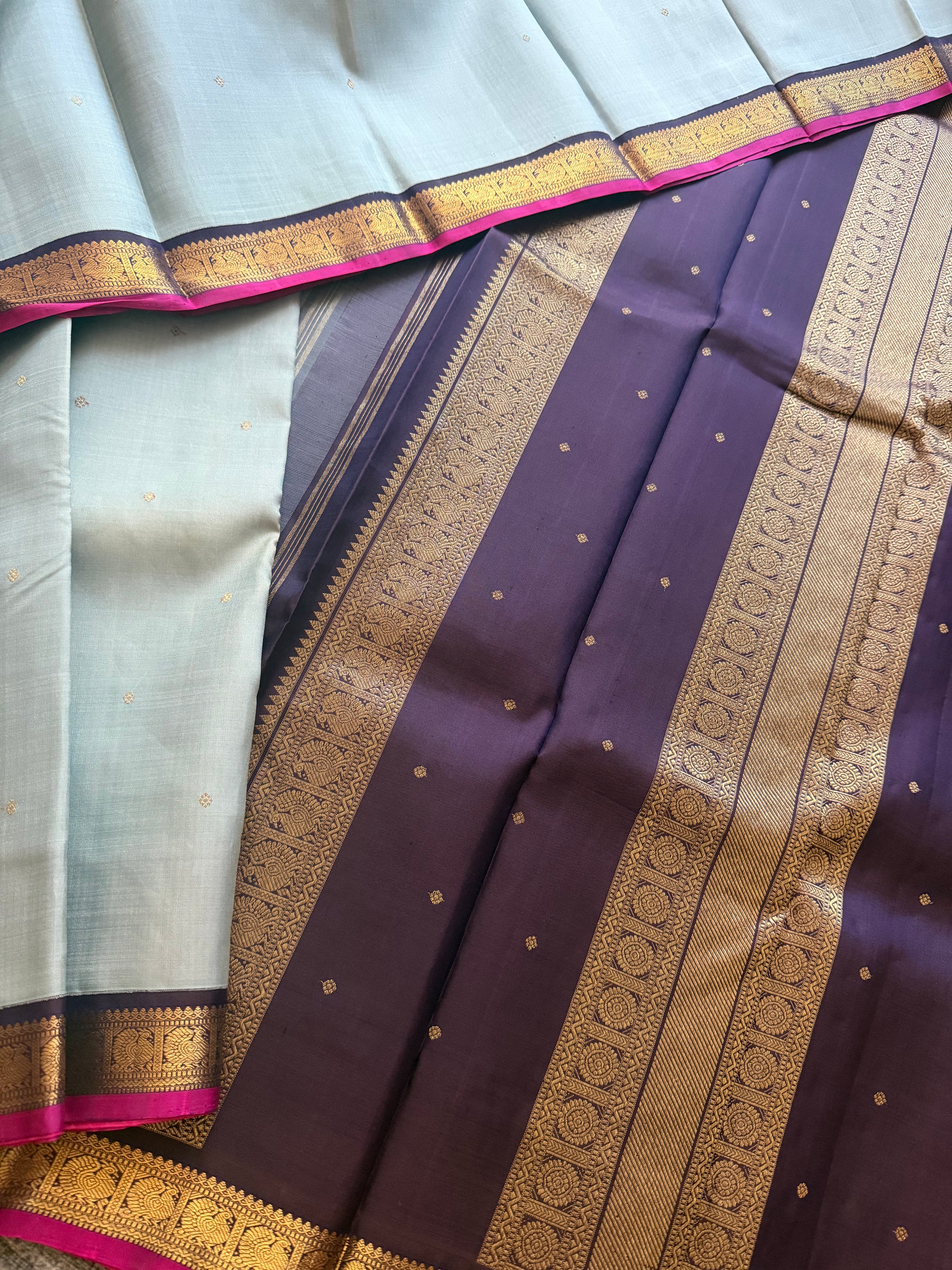 SAREES THAT I CAN'T PART WITH : Korvai Kanjivaram Silk