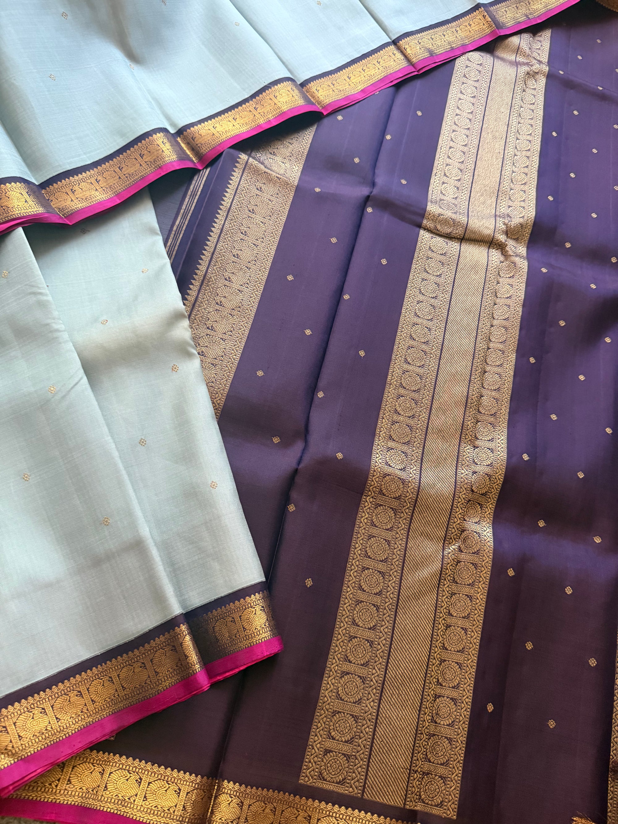 SAREES THAT I CAN'T PART WITH : Korvai Kanjivaram Silk