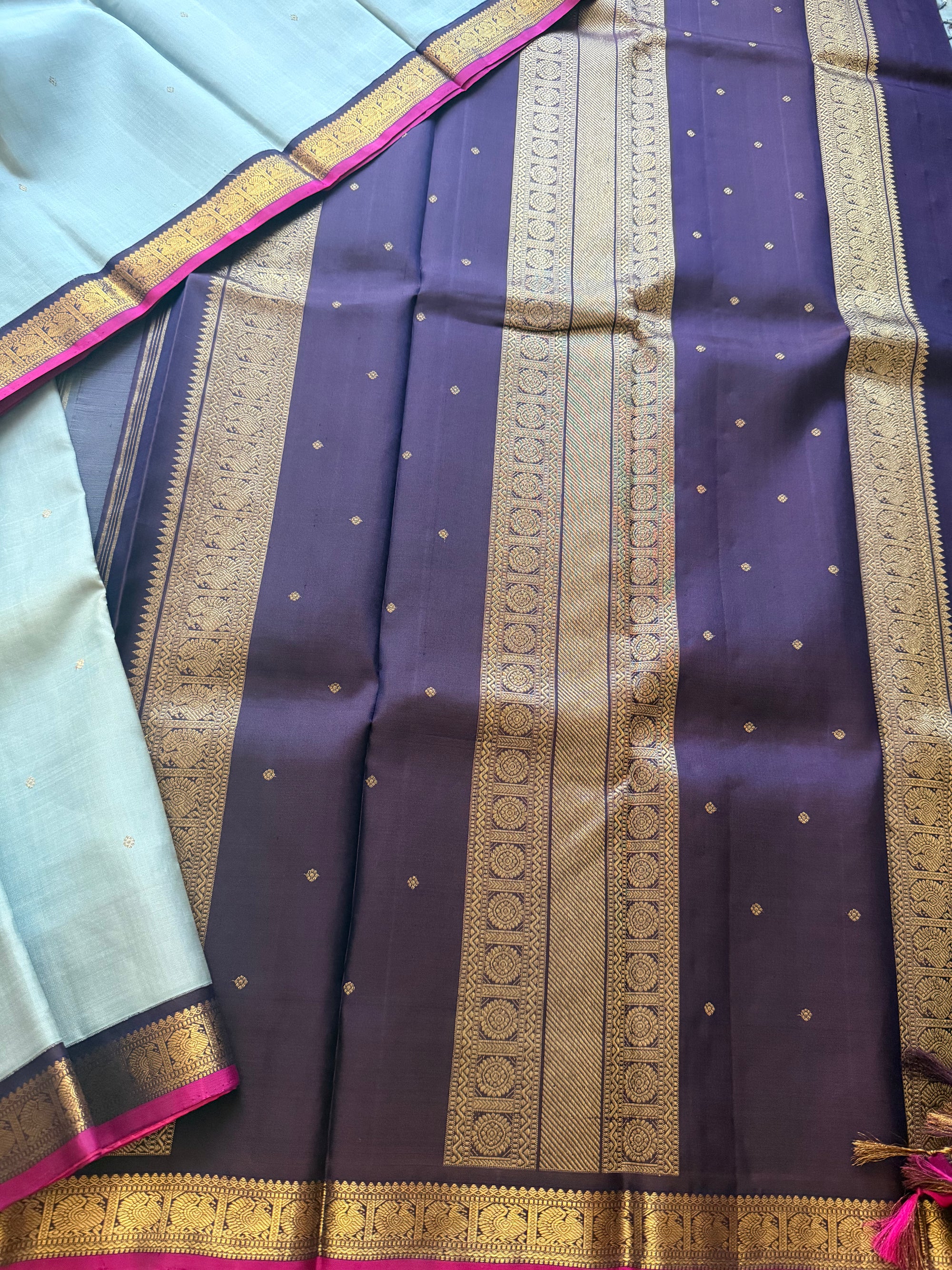 SAREES THAT I CAN'T PART WITH : Korvai Kanjivaram Silk