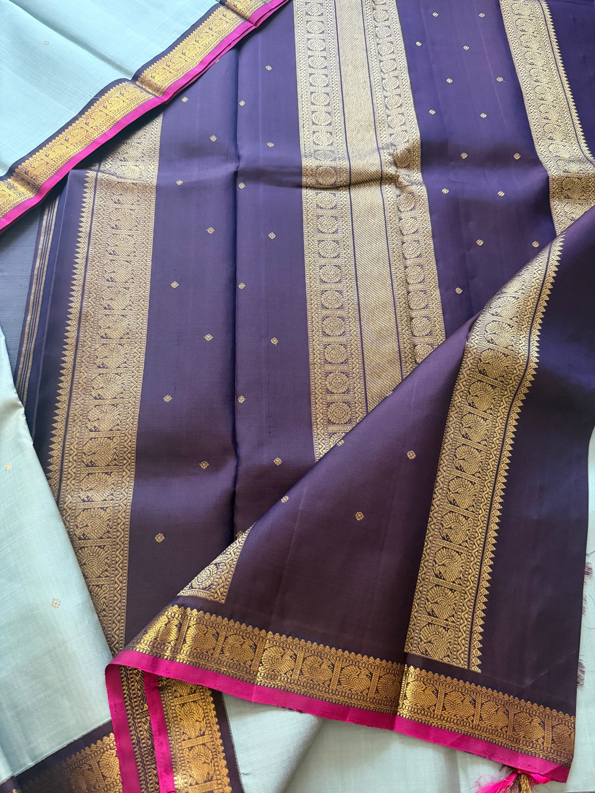 SAREES THAT I CAN'T PART WITH : Korvai Kanjivaram Silk