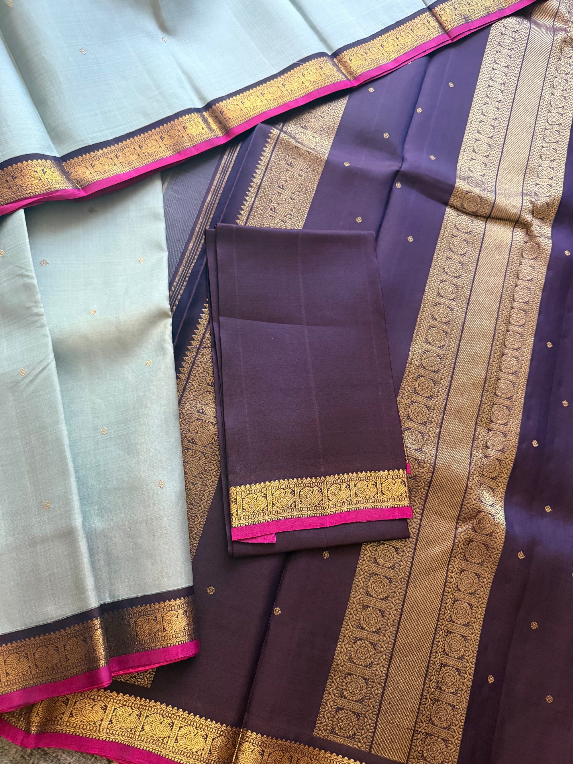 SAREES THAT I CAN'T PART WITH : Korvai Kanjivaram Silk