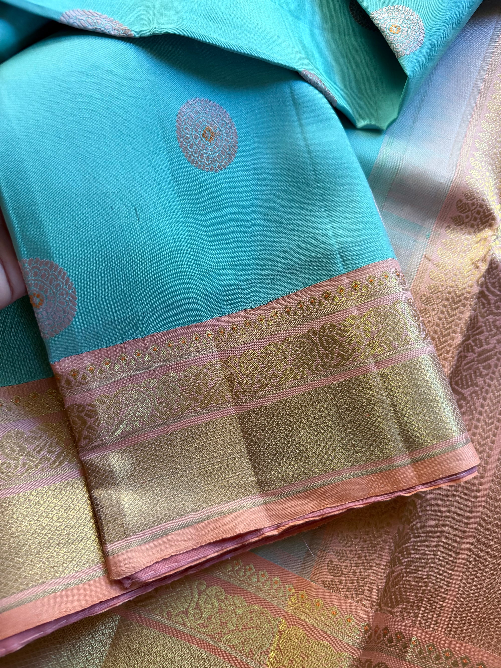 MYTHILI:  SHADES OF GREEN (Seafoam Green)