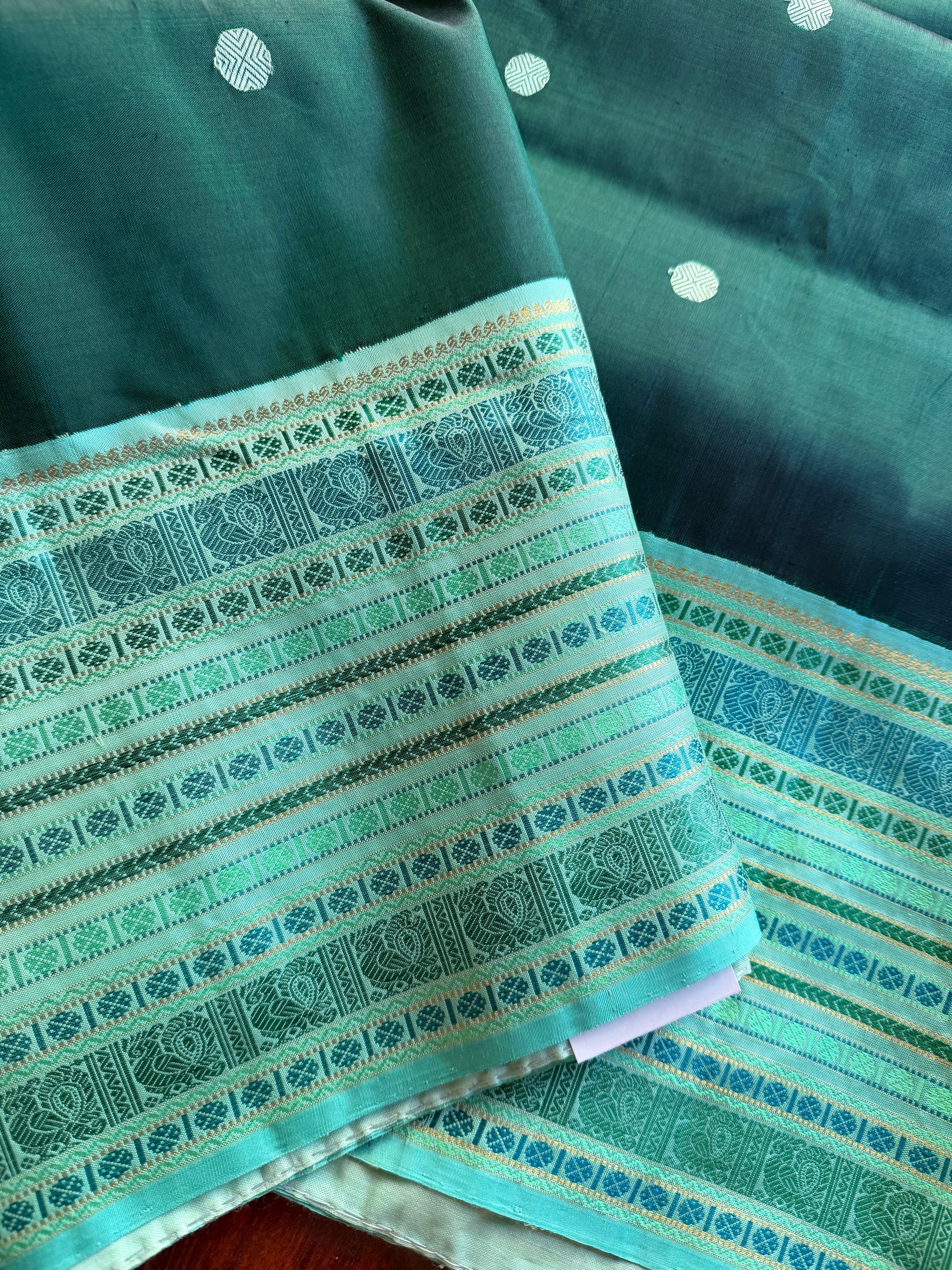 MYTHILI:  SHADES OF GREEN (Forest Green)