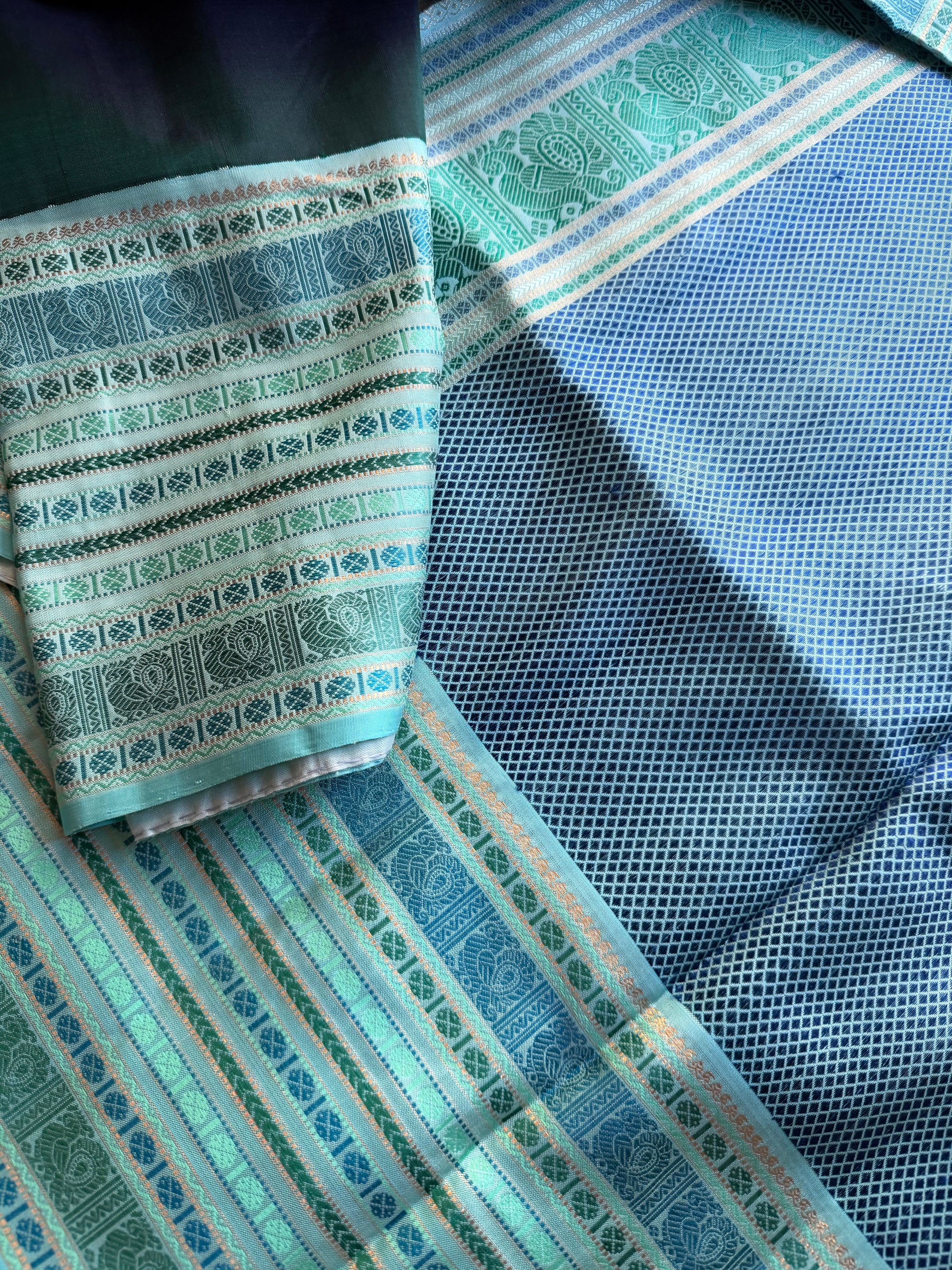 MYTHILI:  SHADES OF GREEN (Forest Green)