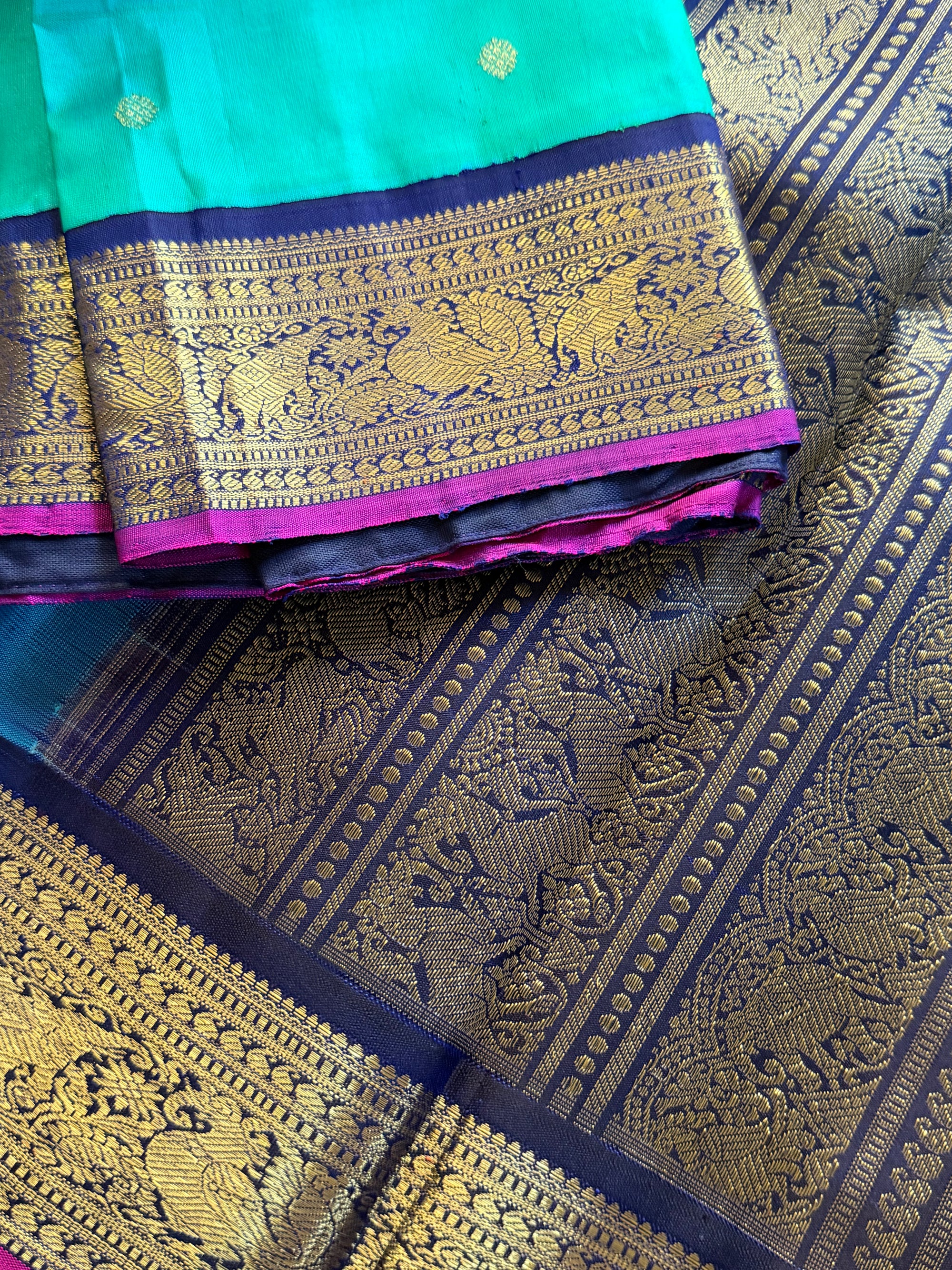 MYTHILI:  SHADES OF GREEN (Jewel tone Green)