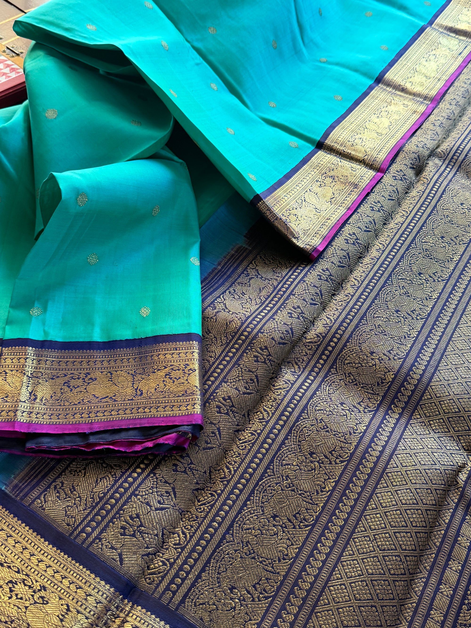 MYTHILI:  SHADES OF GREEN (Jewel tone Green)