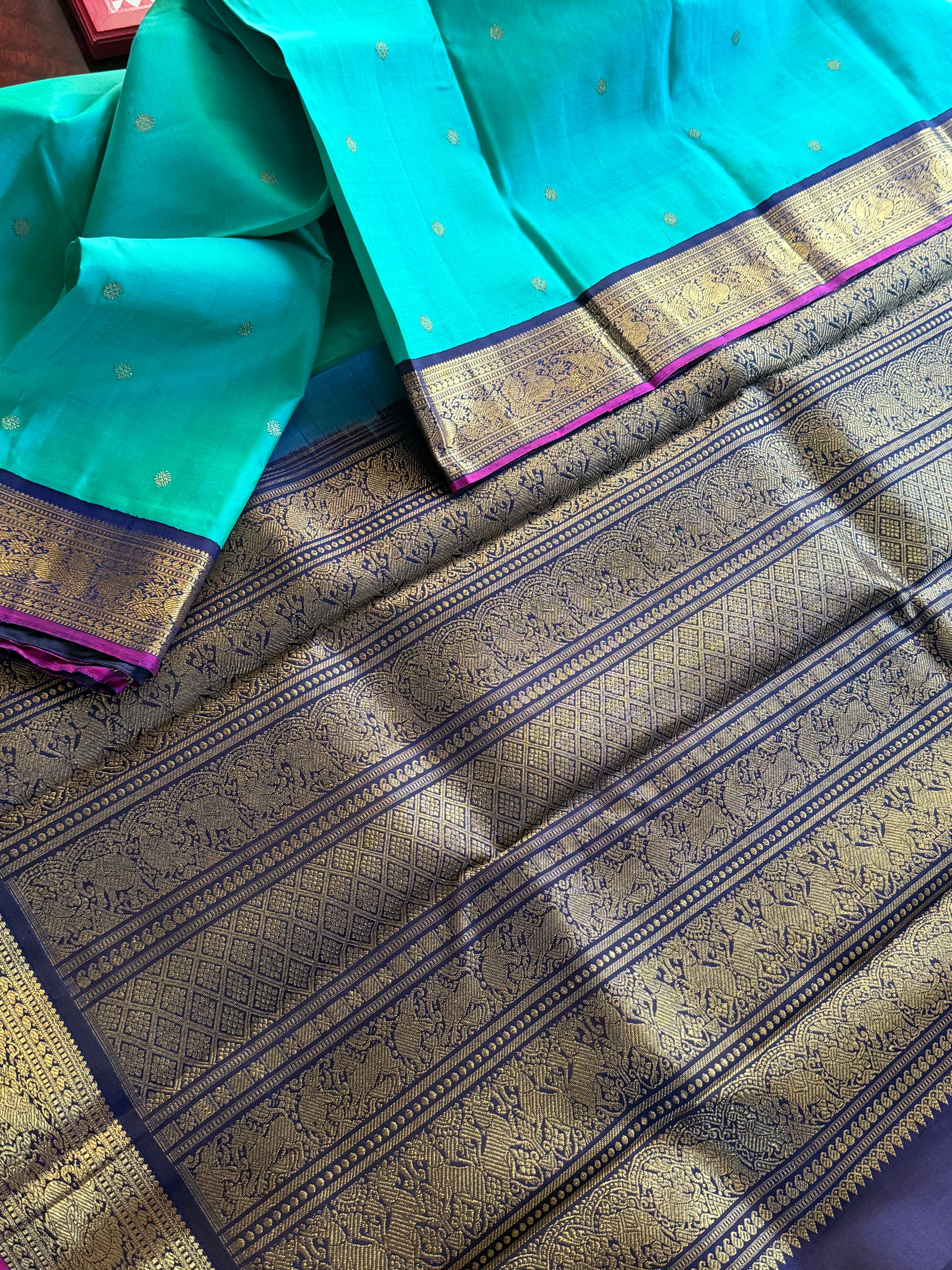 MYTHILI:  SHADES OF GREEN (Jewel tone Green)