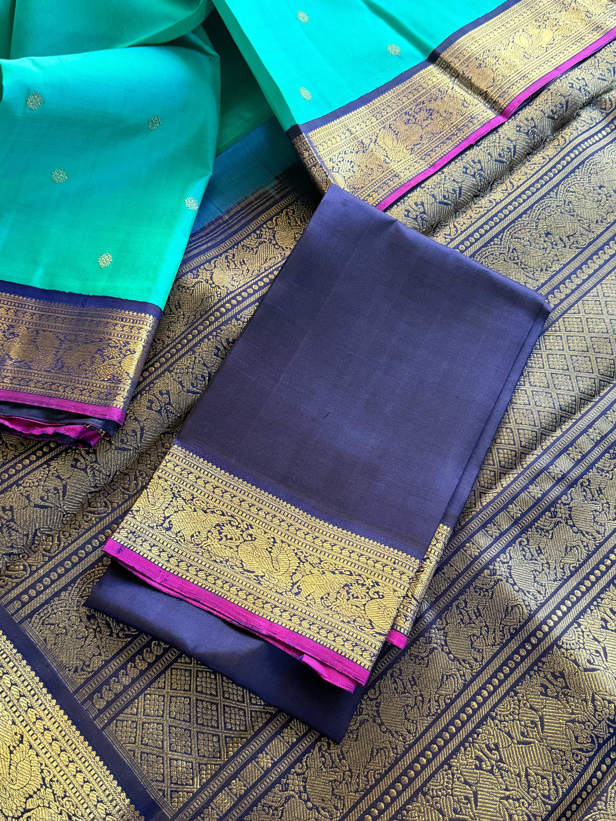 MYTHILI:  SHADES OF GREEN (Jewel tone Green)