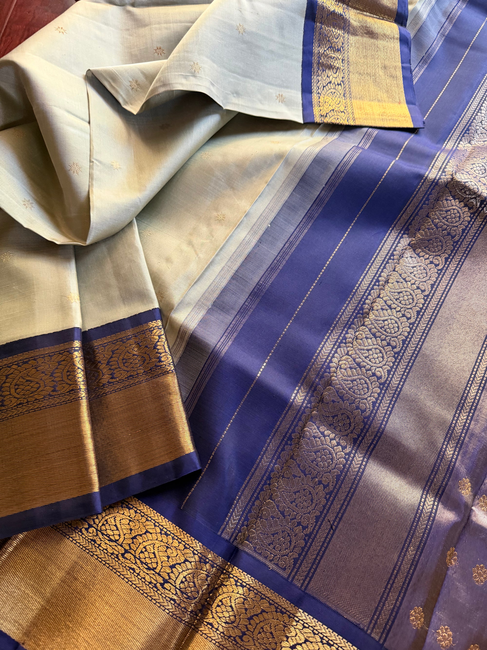 Korvai Kanjivaram  - Vintage Recreation Saree 