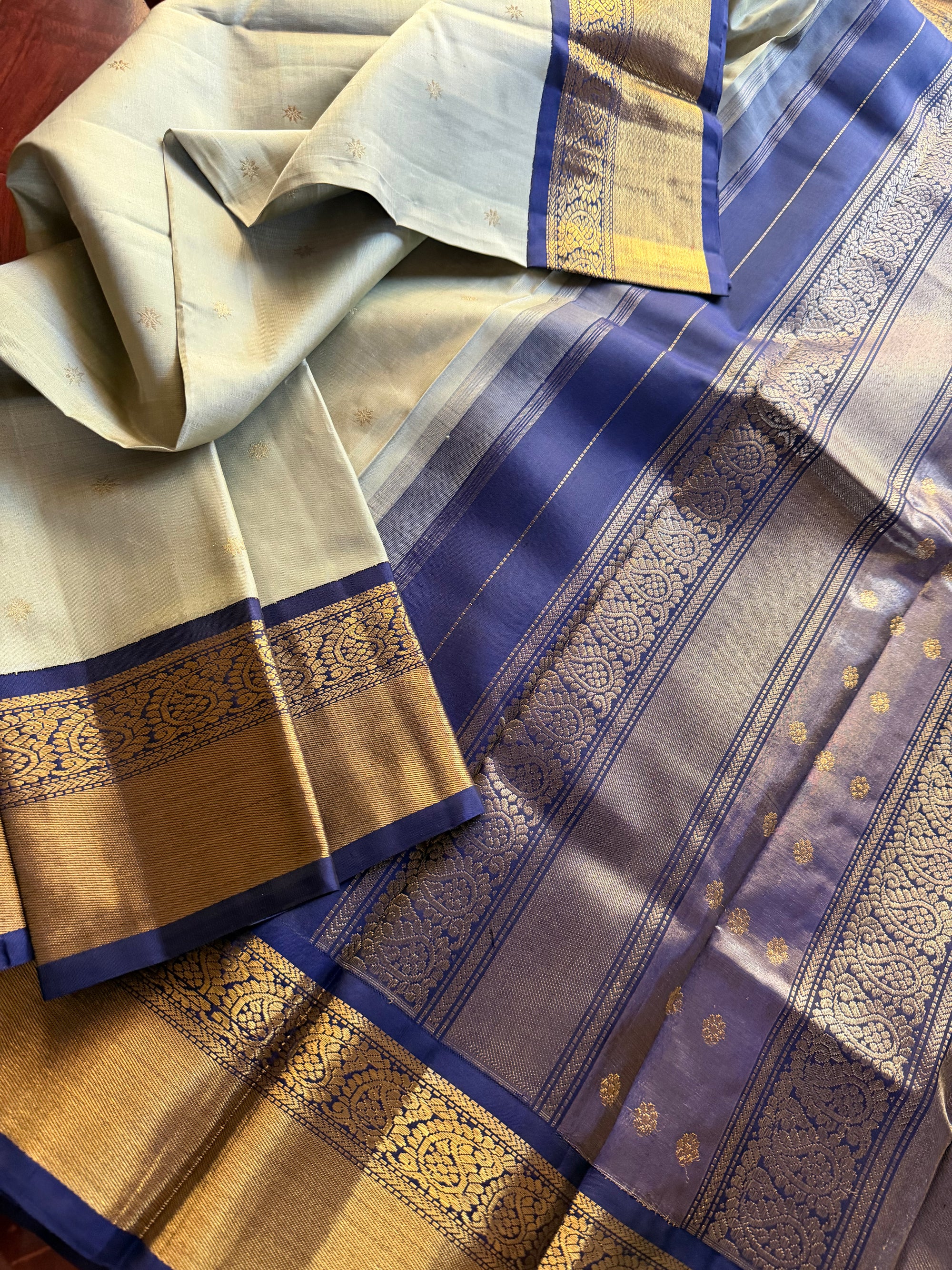 Korvai Kanjivaram  - Vintage Recreation Saree 