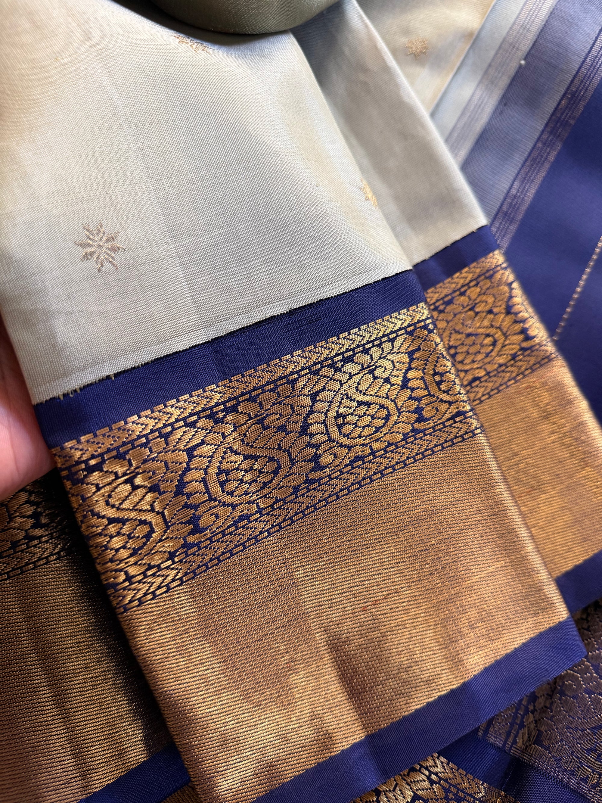Korvai Kanjivaram  - Vintage Recreation Saree 