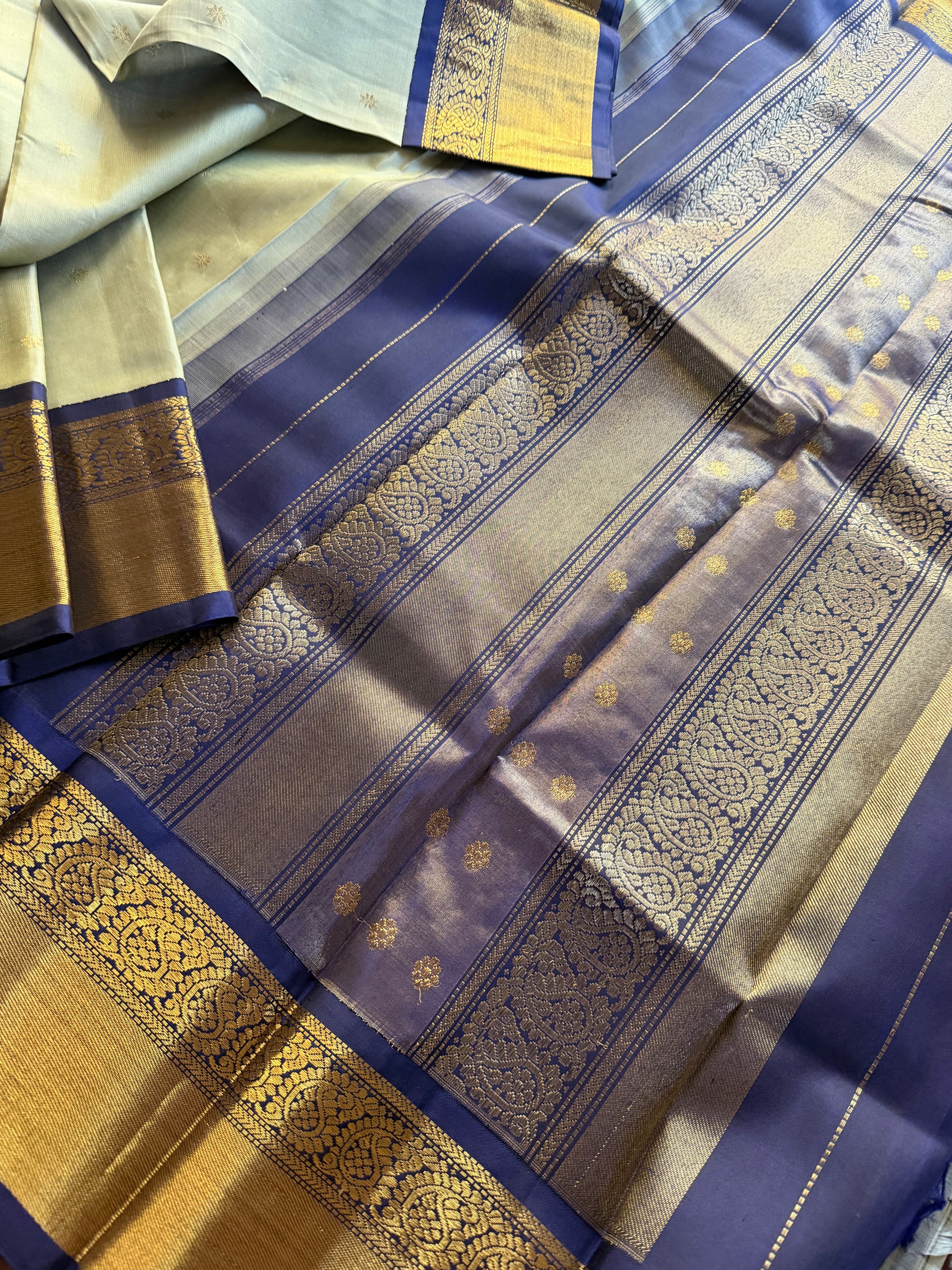 Korvai Kanjivaram  - Vintage Recreation Saree 