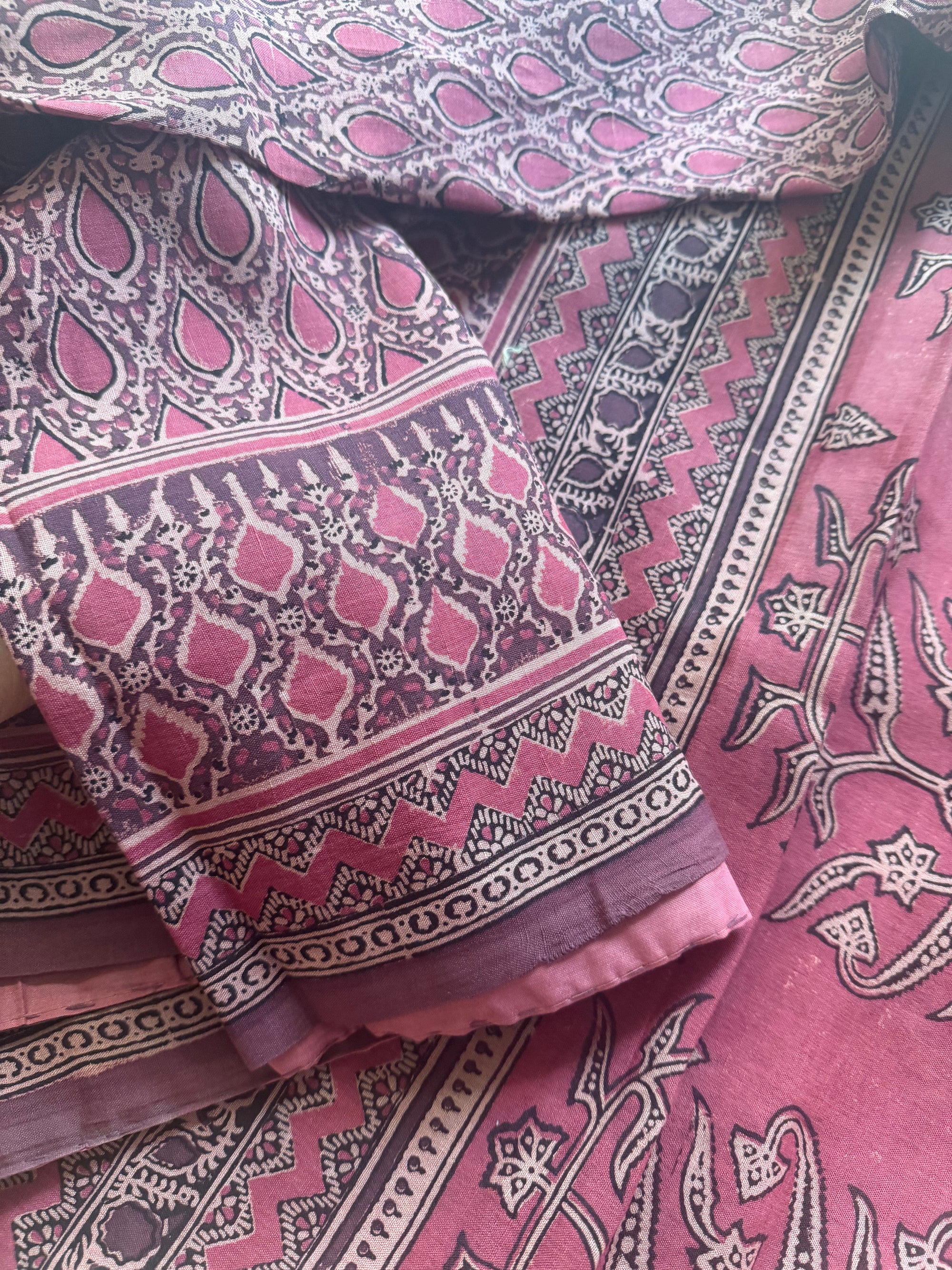 Blockprinted Kodalikaruppur - Linen