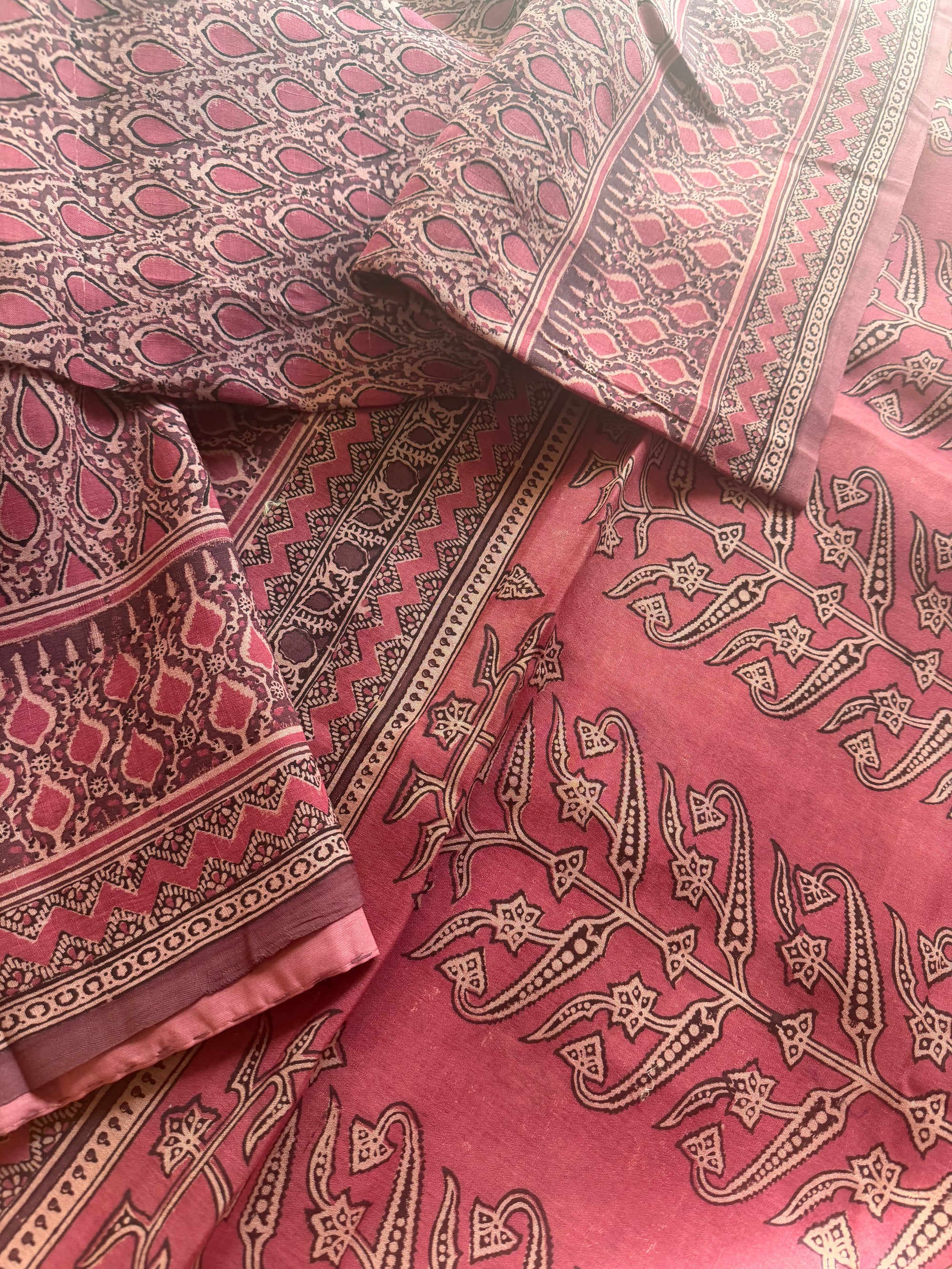 Blockprinted Kodalikaruppur - Linen