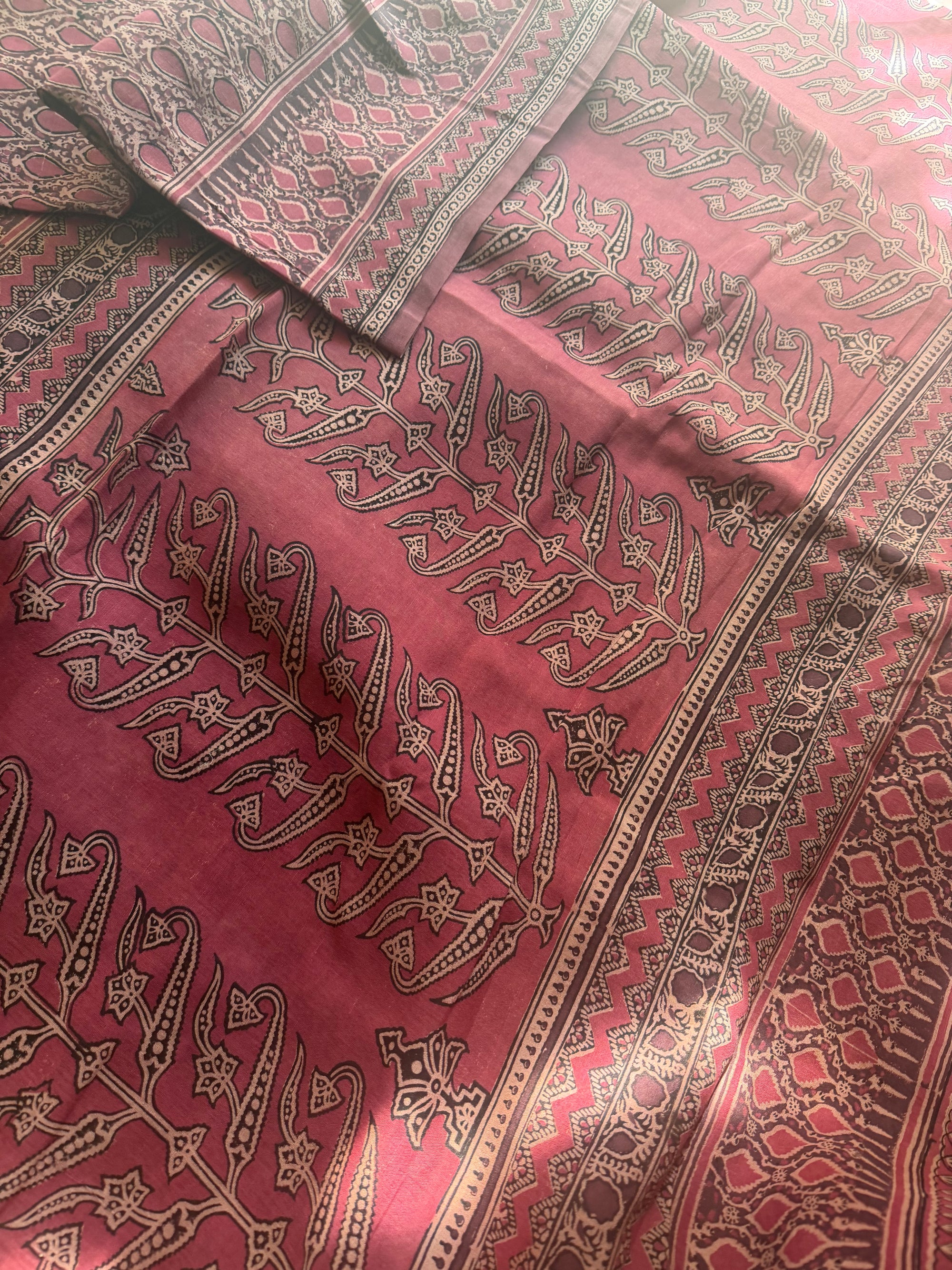 Blockprinted Kodalikaruppur - Linen