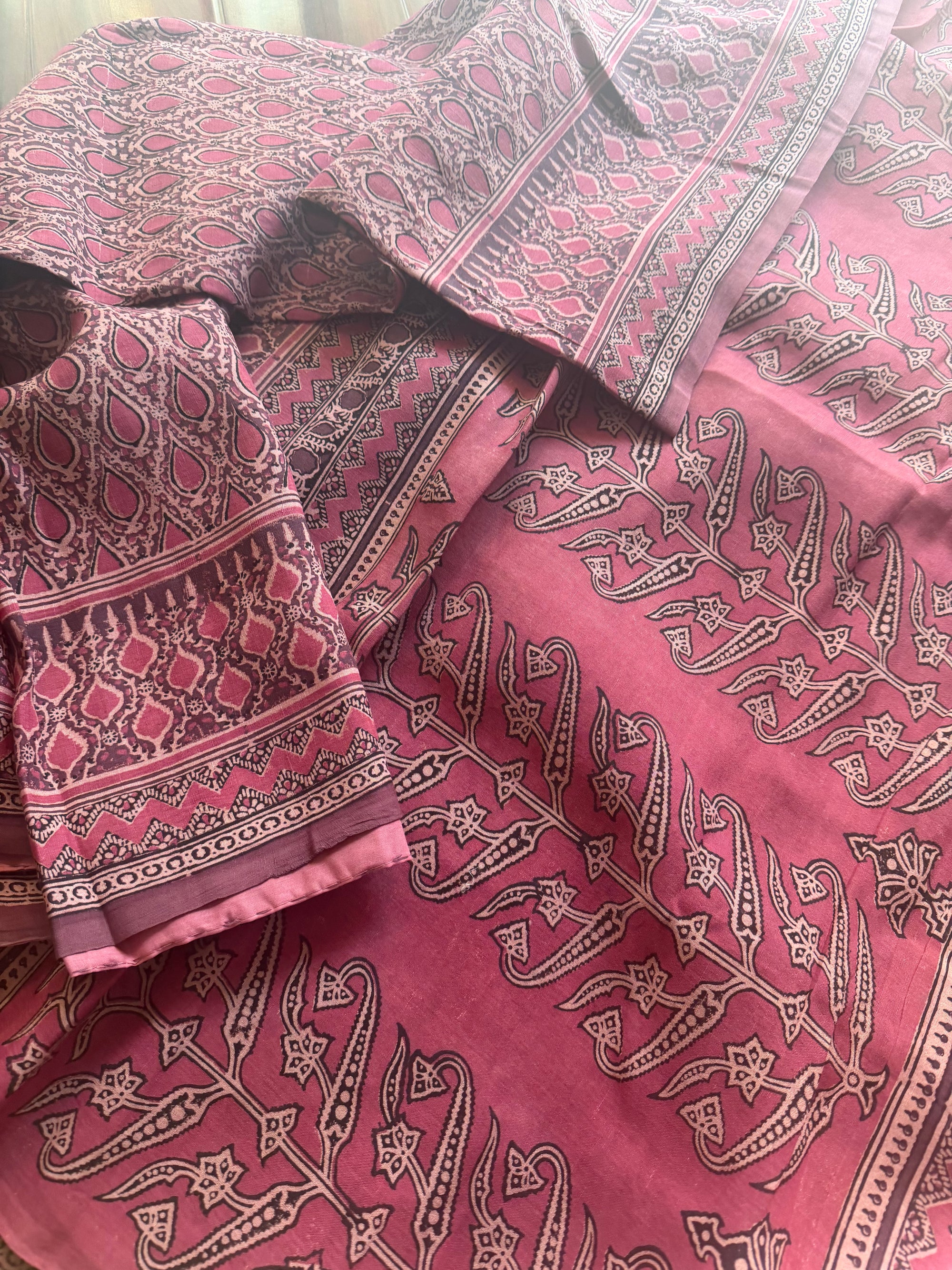 Blockprinted Kodalikaruppur - Linen