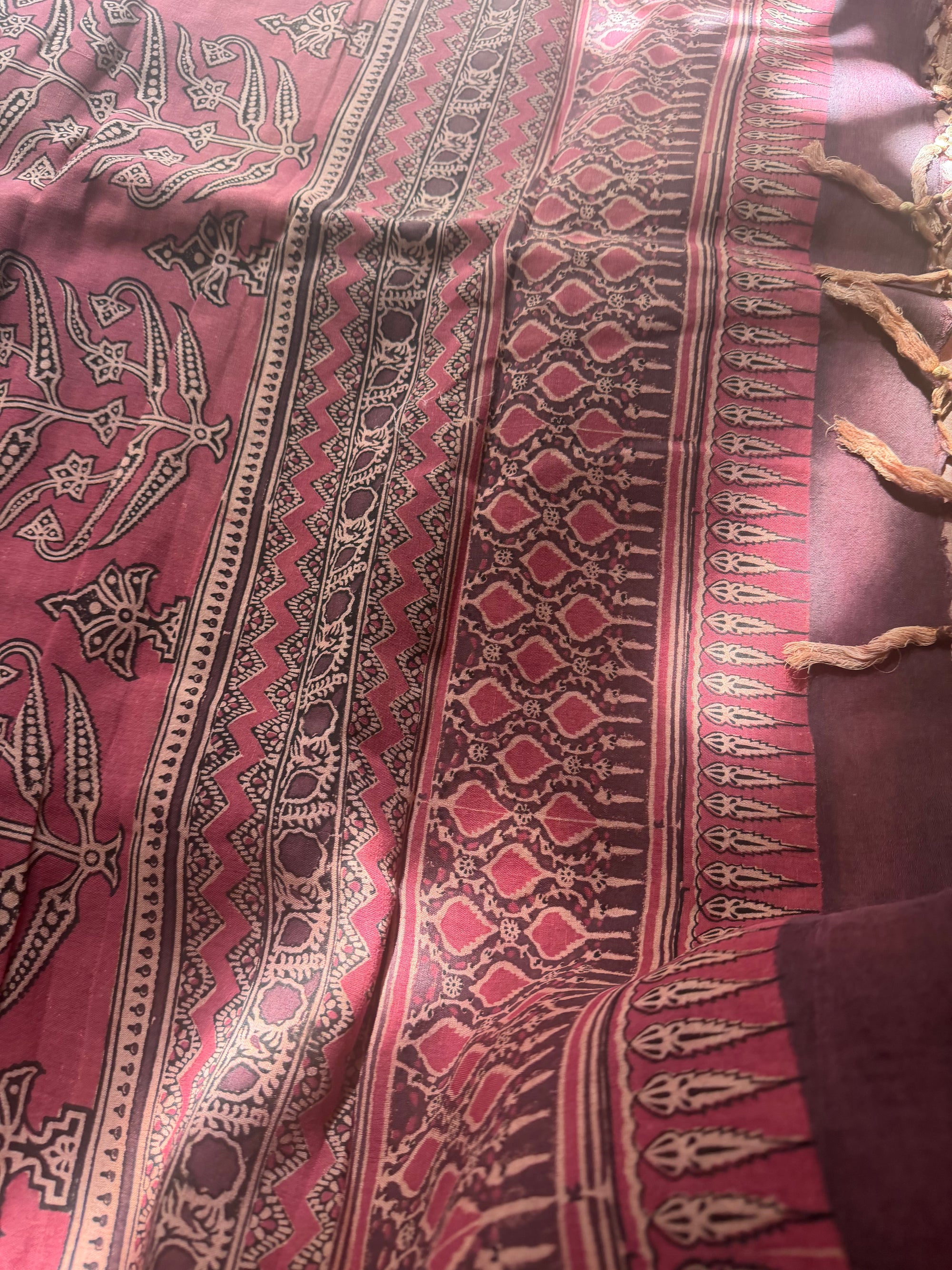 Blockprinted Kodalikaruppur - Linen