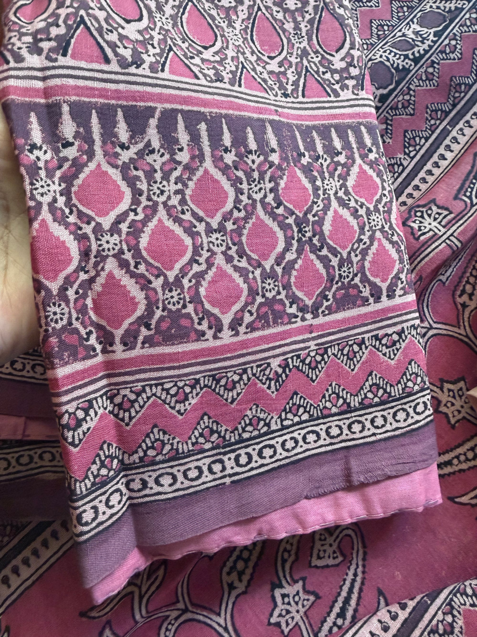 Blockprinted Kodalikaruppur - Linen