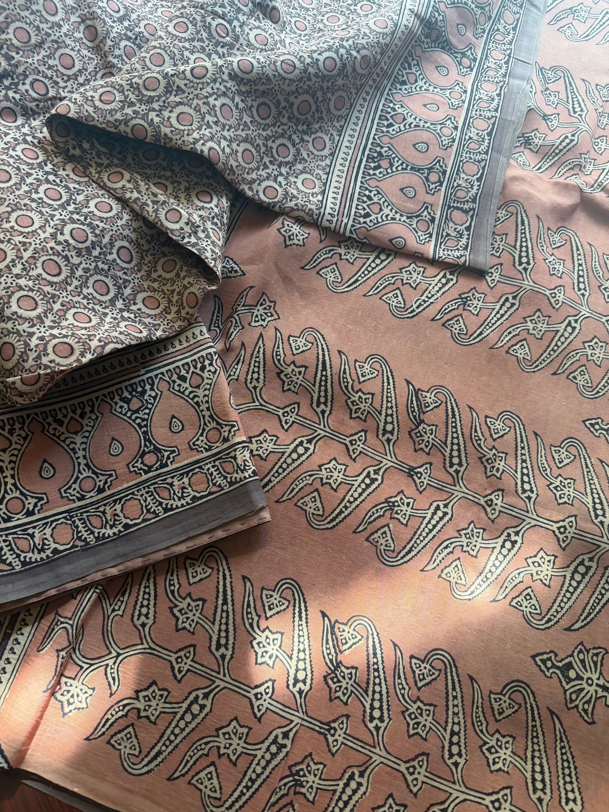 Blockprinted Kodalikaruppur - Linen