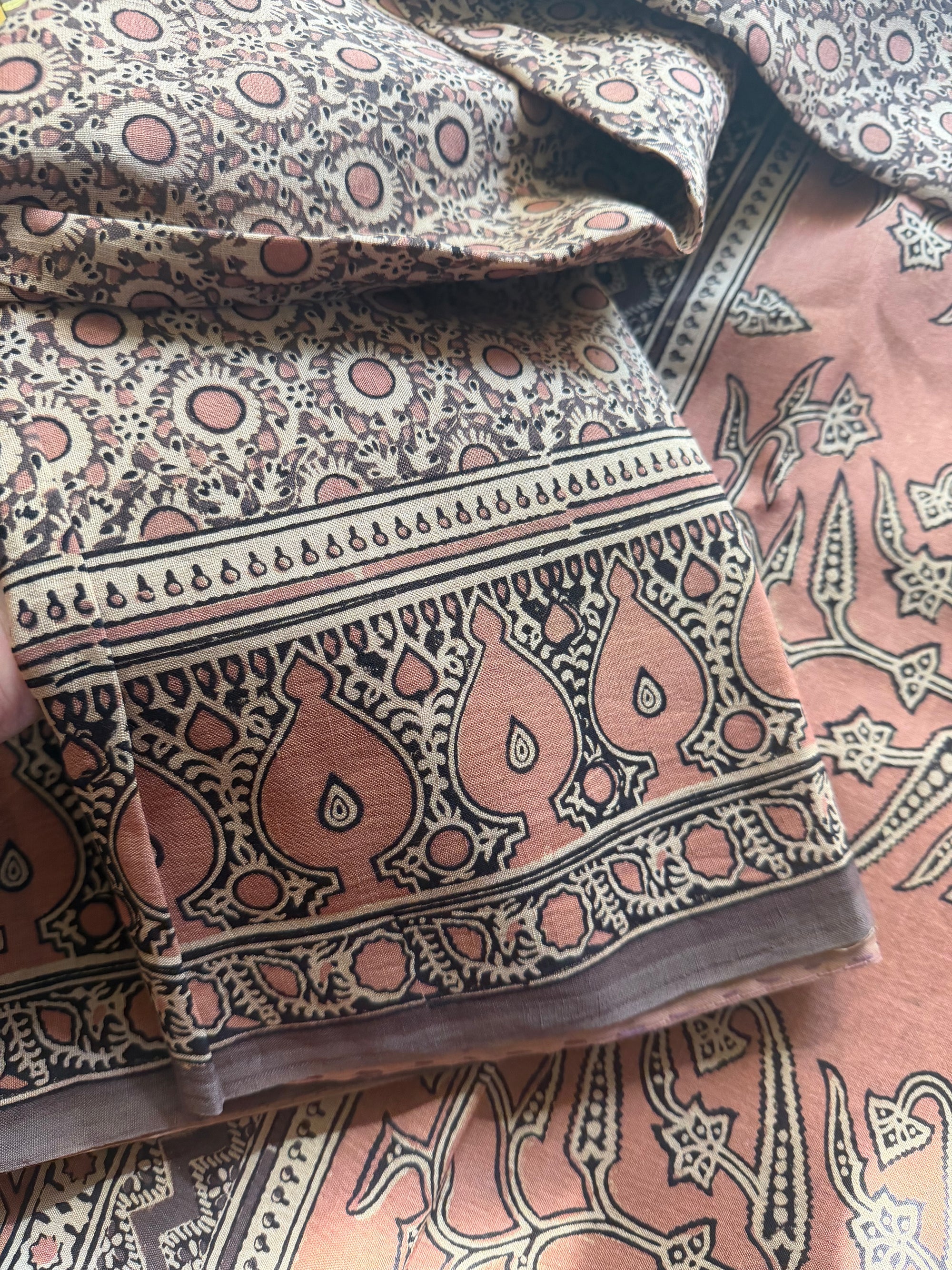 Blockprinted Kodalikaruppur - Linen