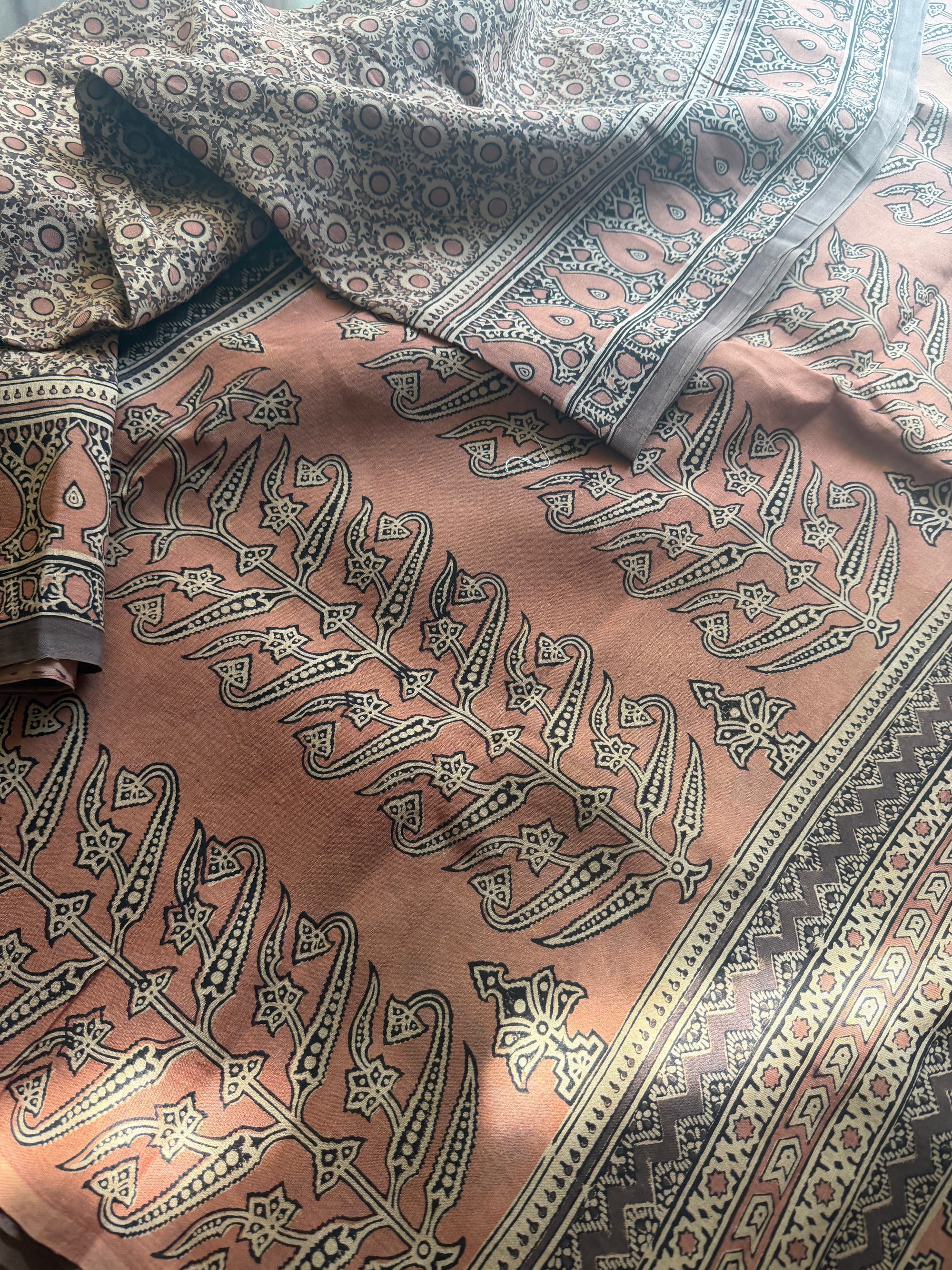 Blockprinted Kodalikaruppur - Linen