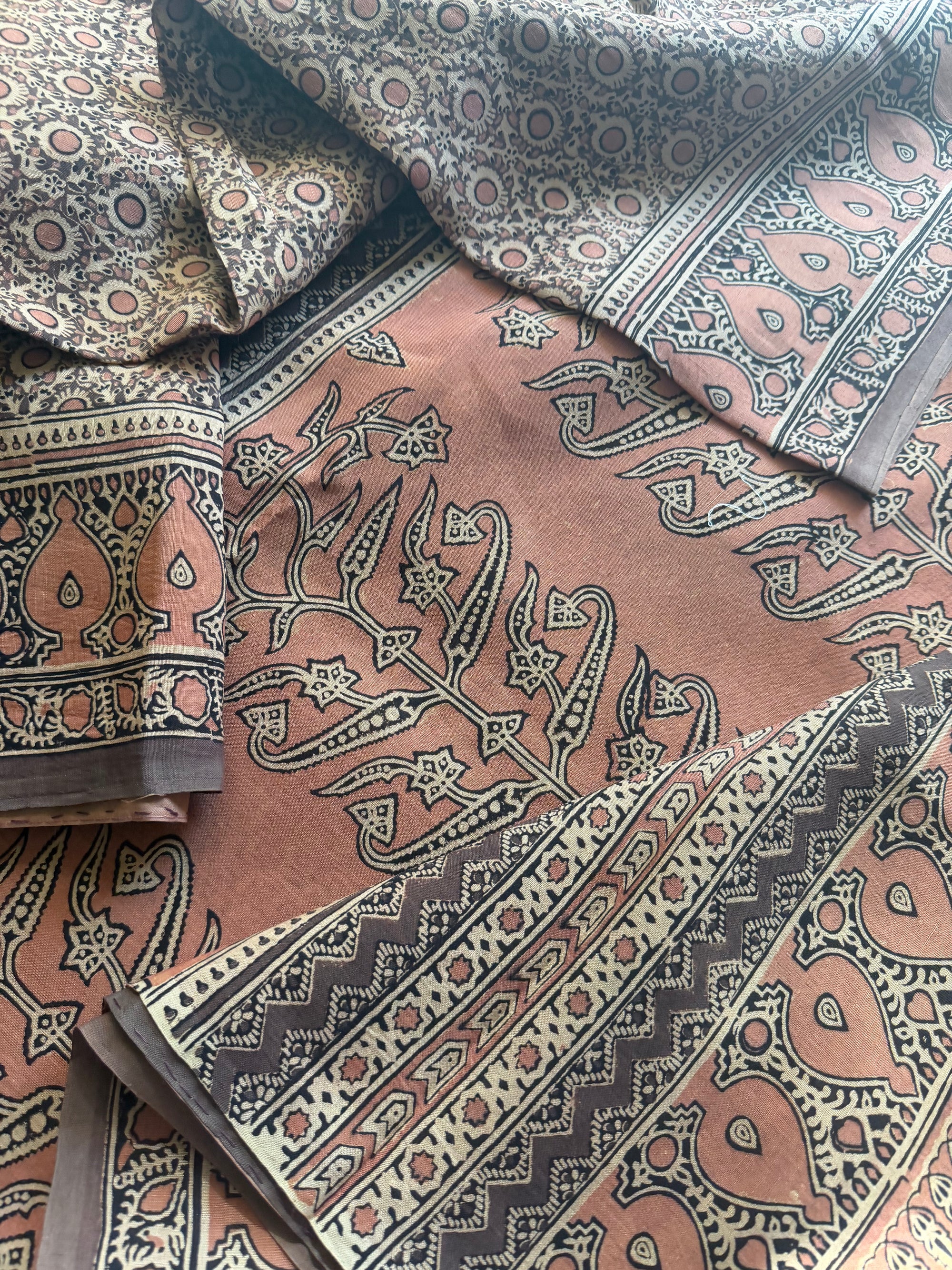 Blockprinted Kodalikaruppur - Linen