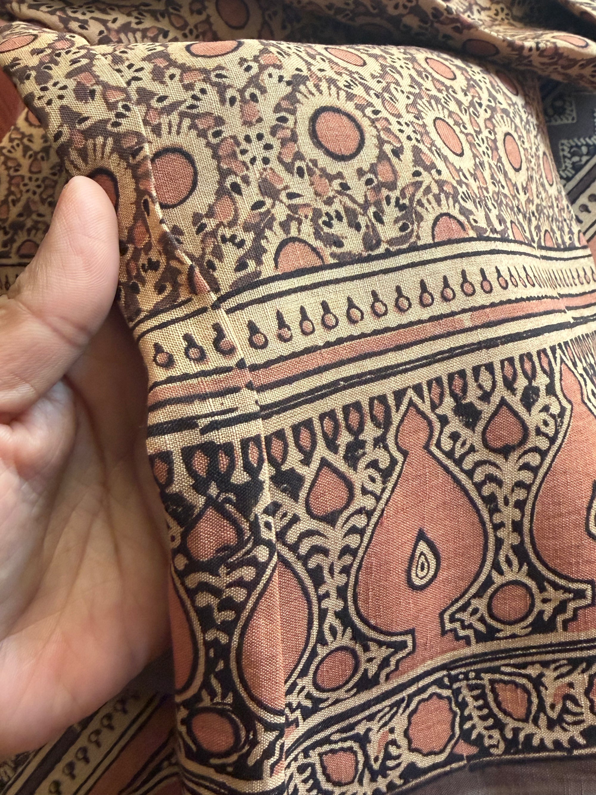 Blockprinted Kodalikaruppur - Linen