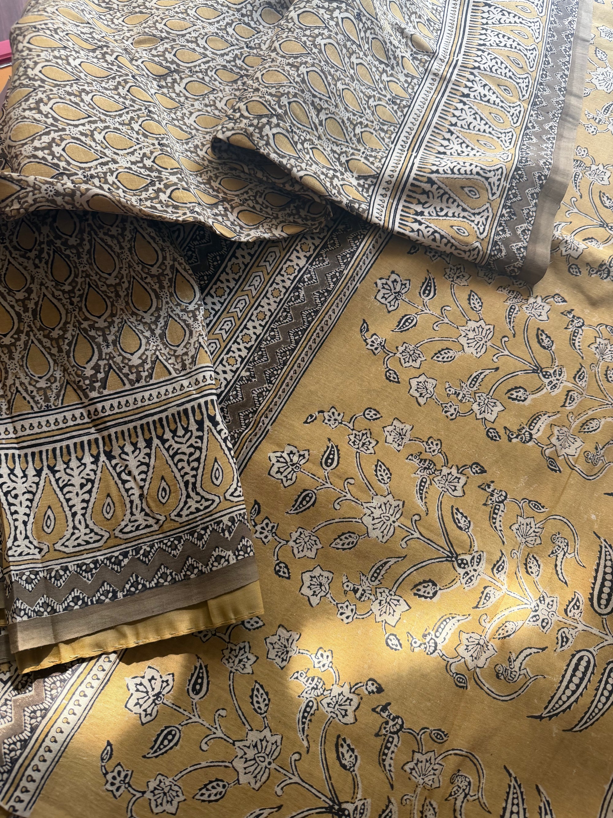 Blockprinted Kodalikaruppur - Linen