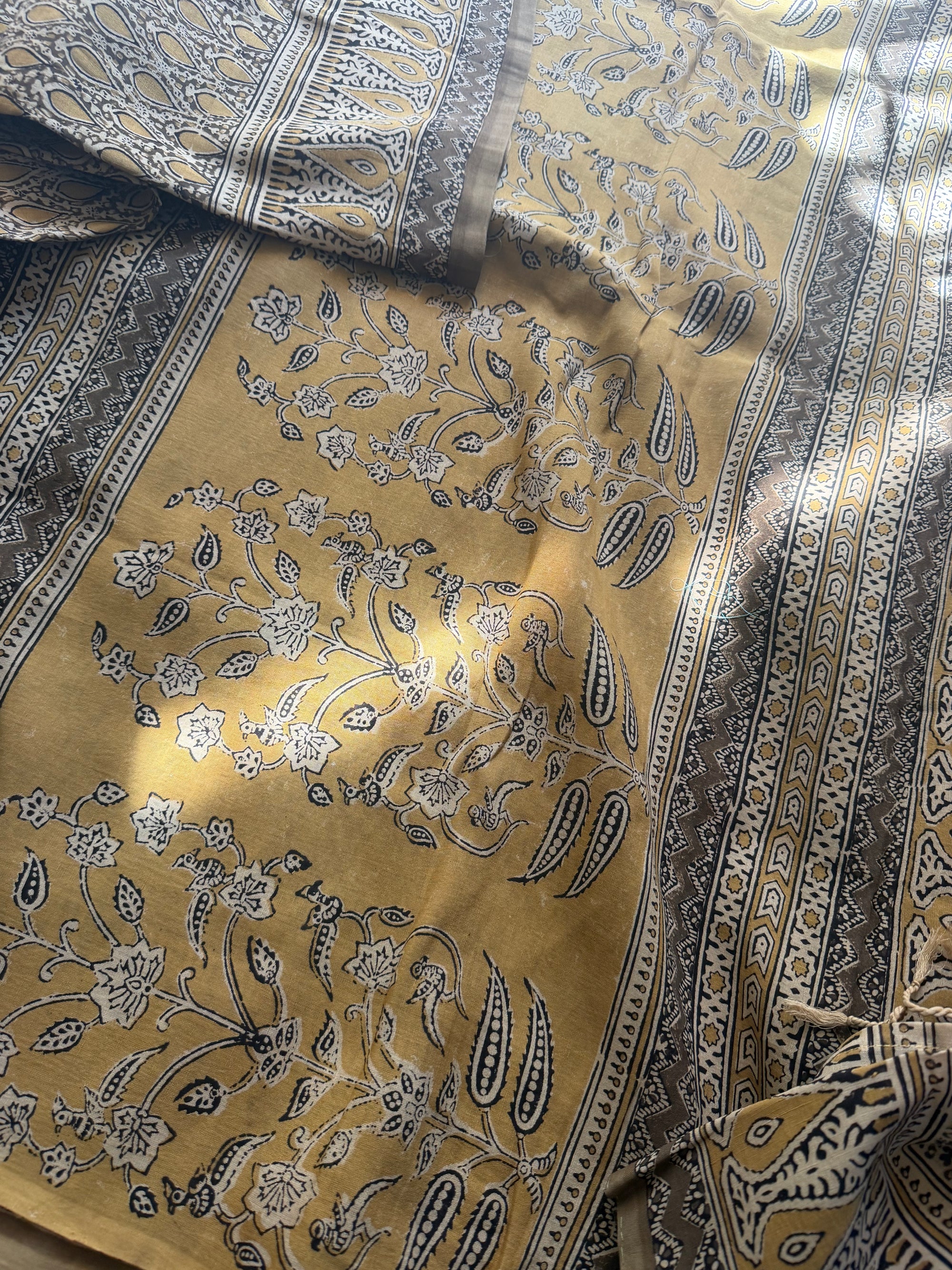 Blockprinted Kodalikaruppur - Linen