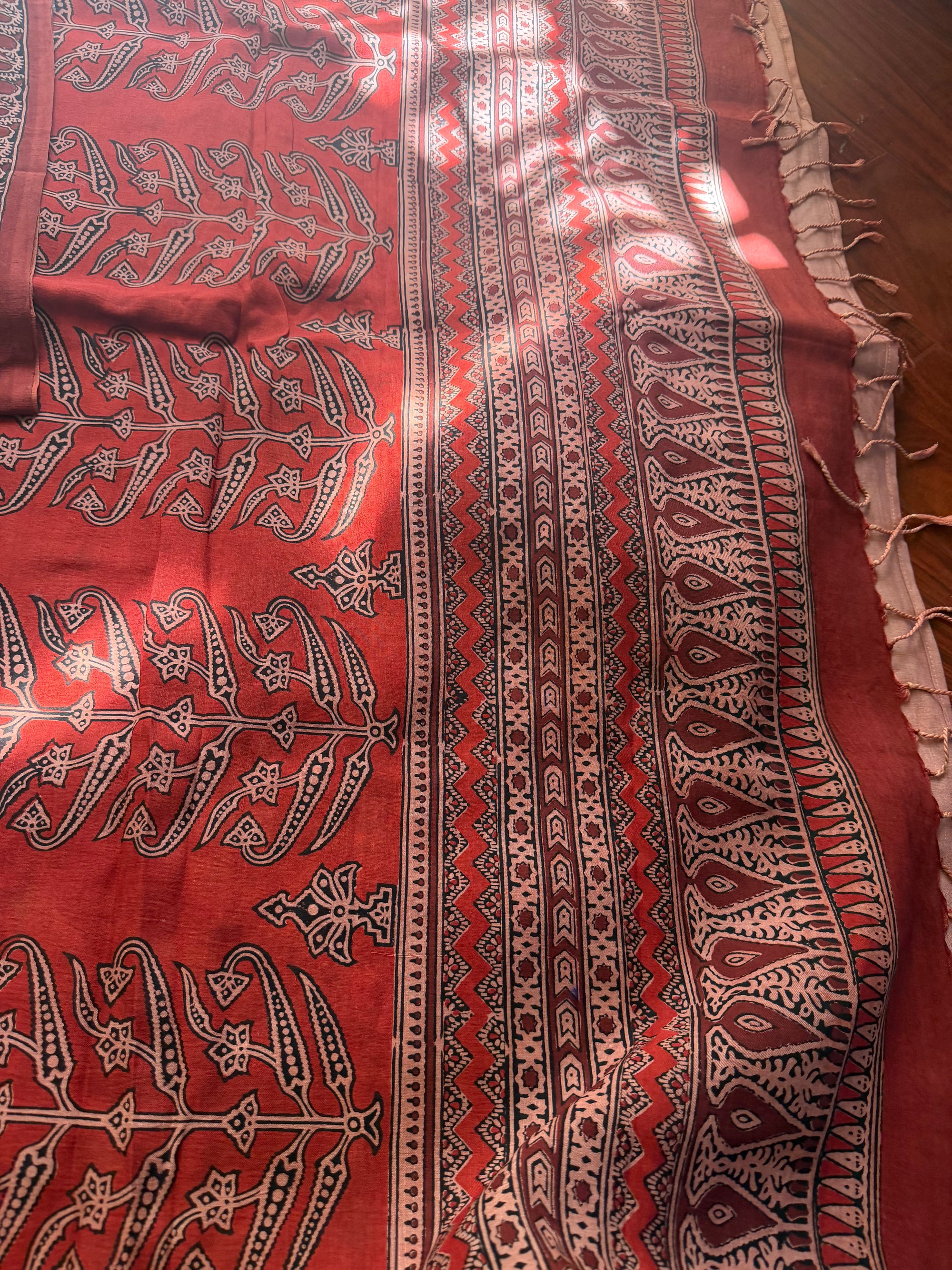 Blockprinted Kodalikaruppur - Linen