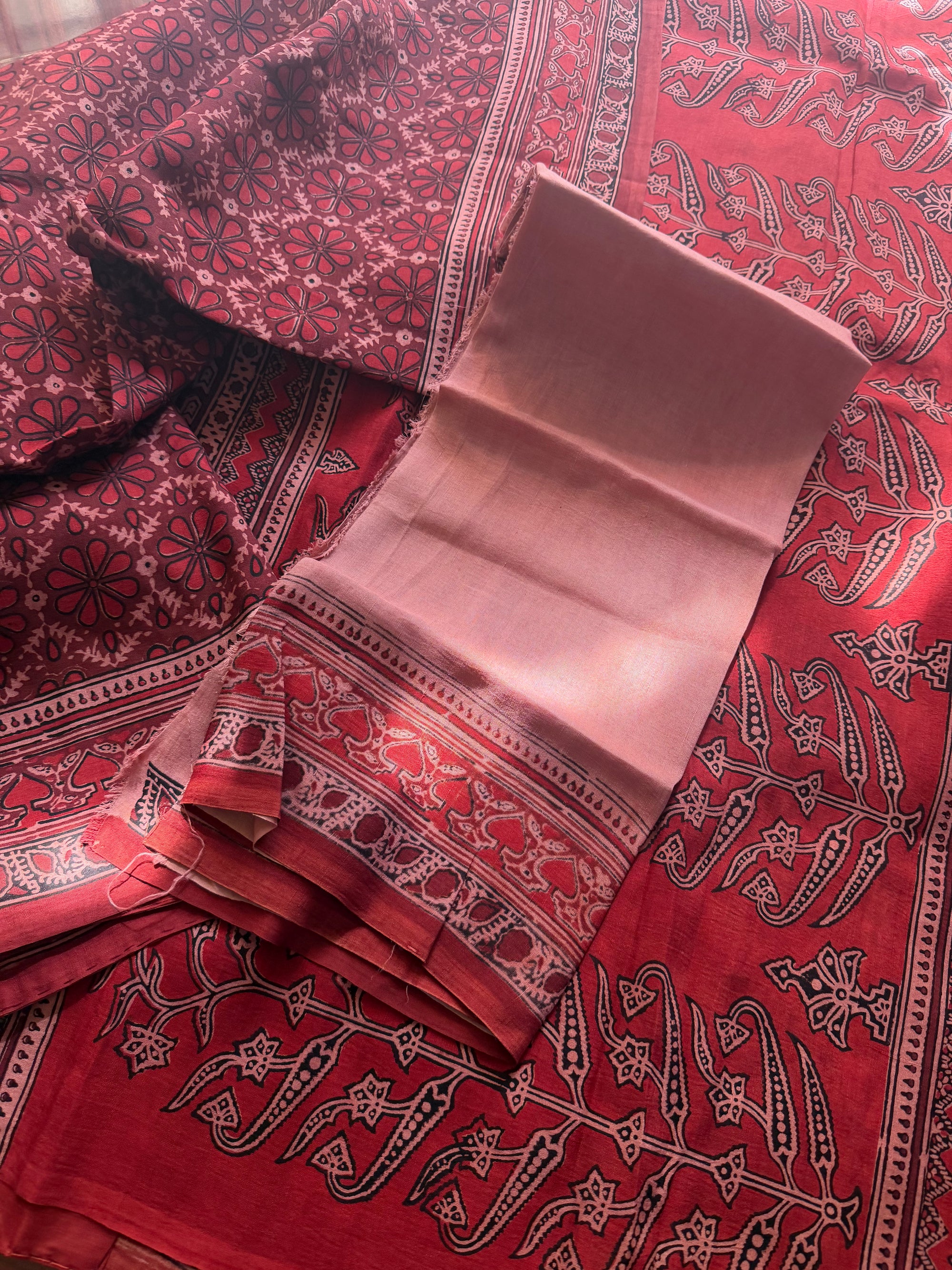 Blockprinted Kodalikaruppur - Linen