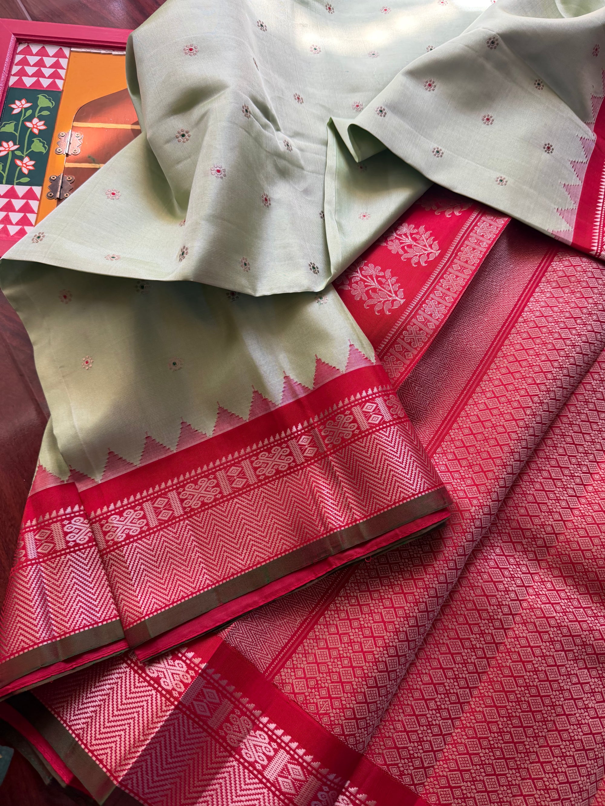 Kuttu  Gadwal Silk : No Zari