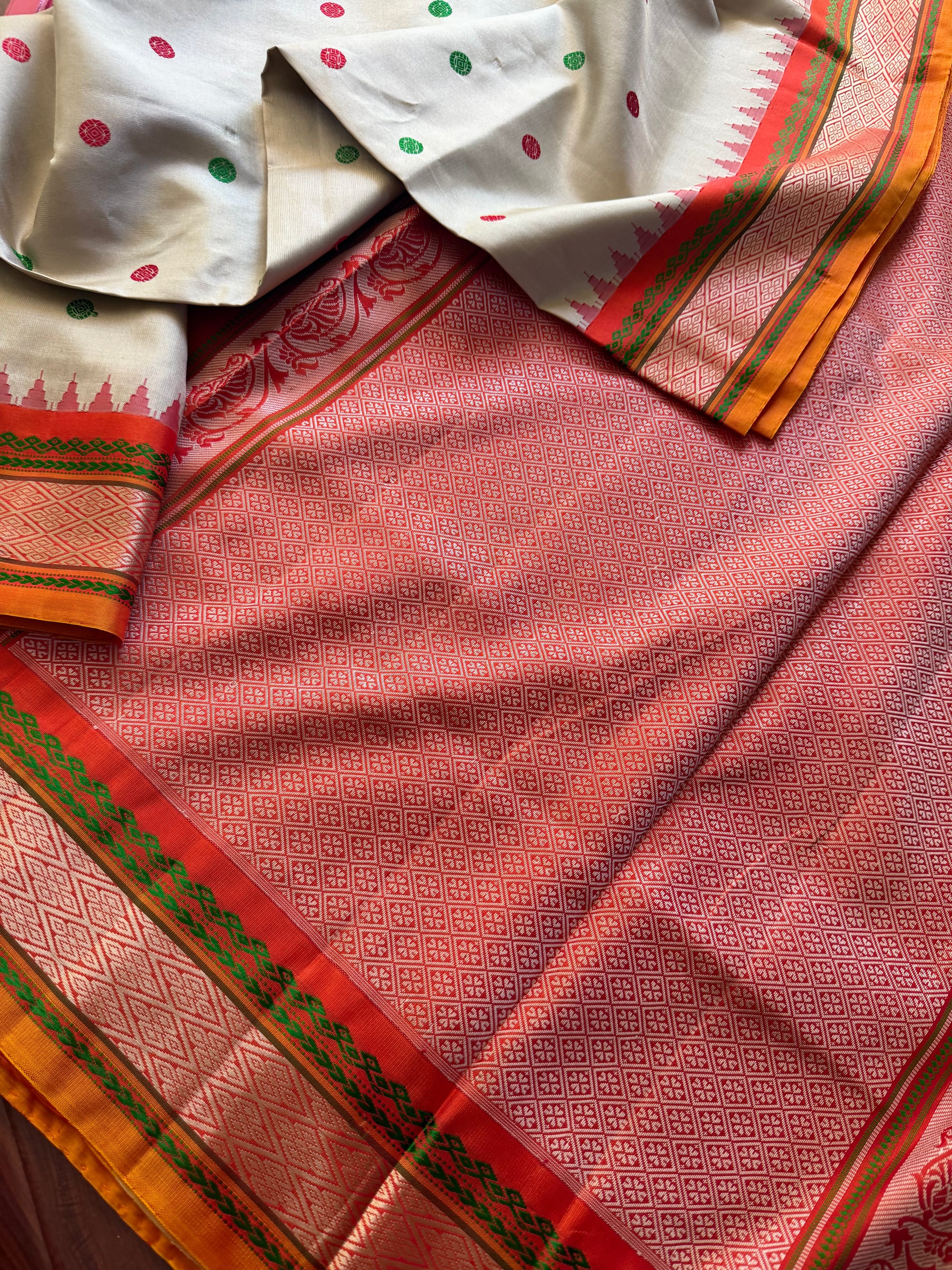 Kuttu  Gadwal Silk : No Zari