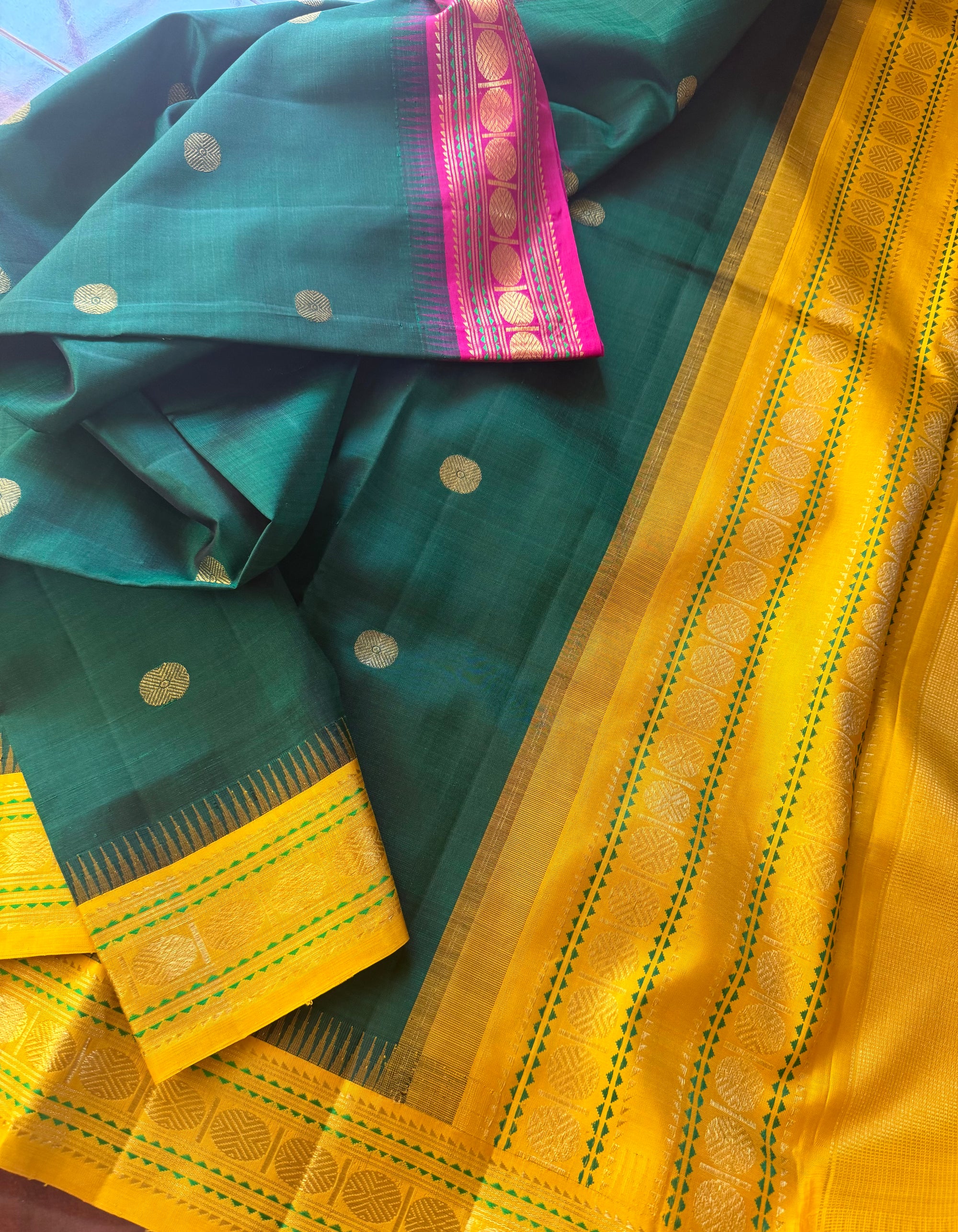 Korvai Kanjivaram  - Vintage Recreation Saree 