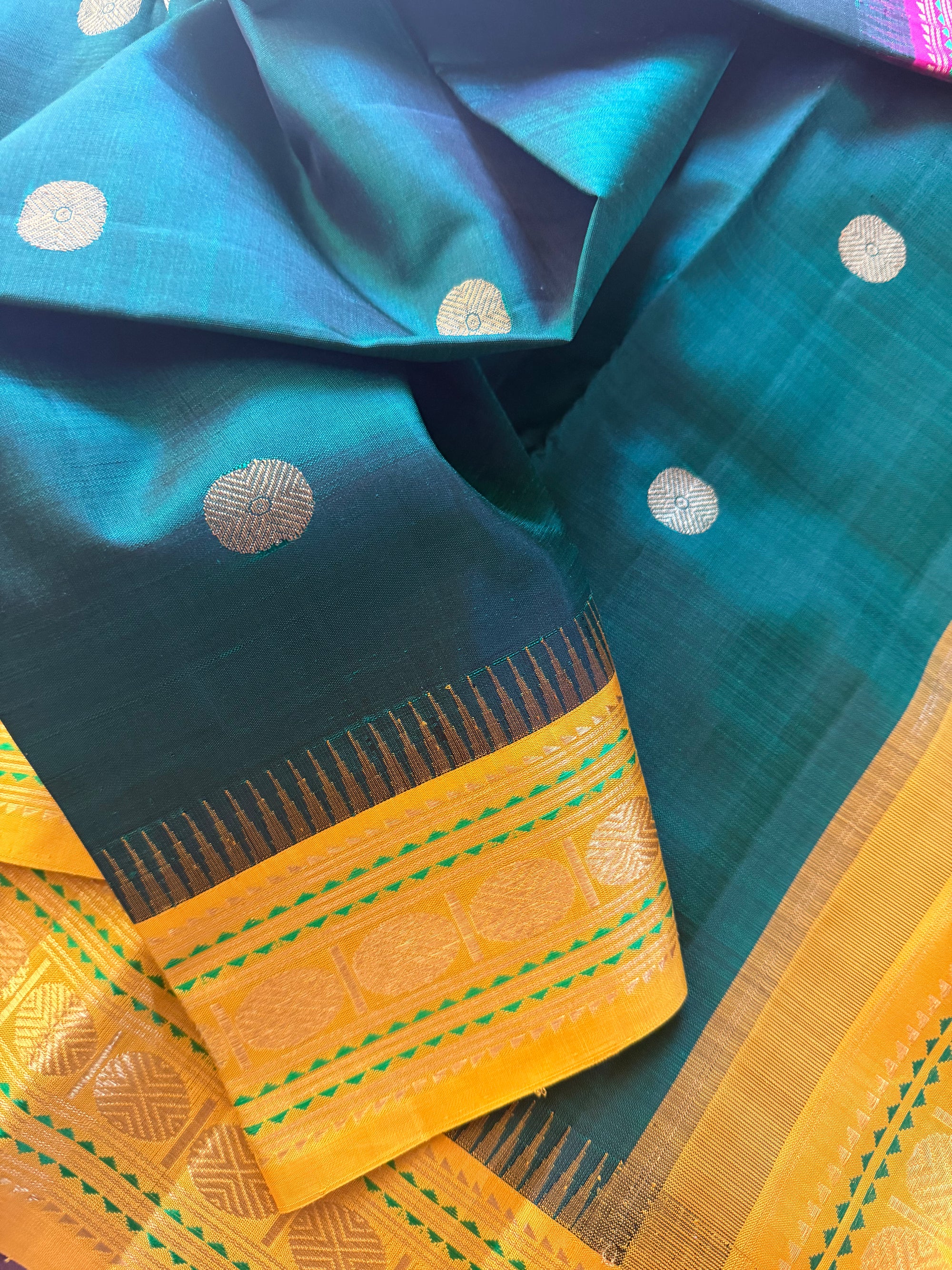 Korvai Kanjivaram  - Vintage Recreation Saree 