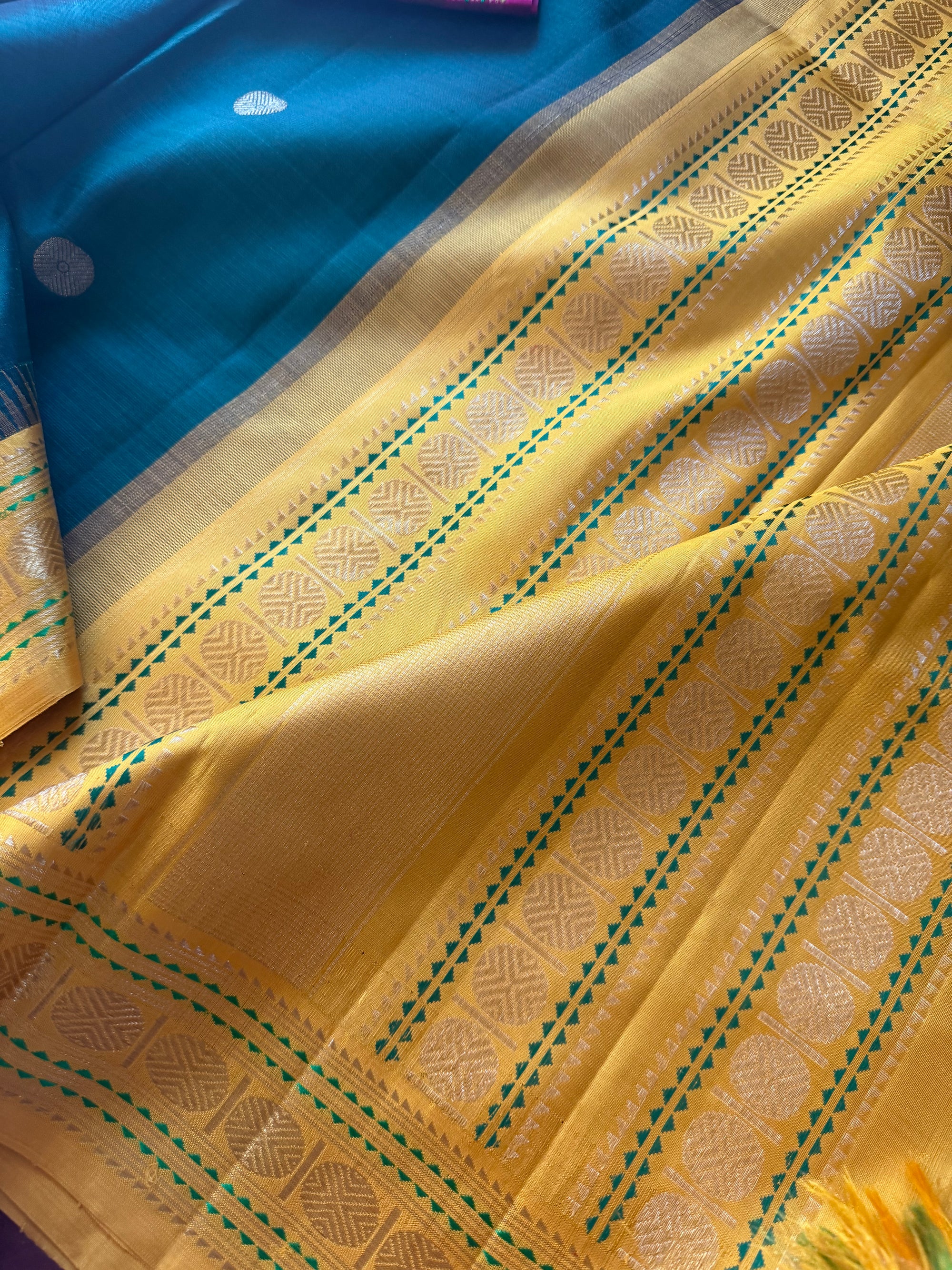 Korvai Kanjivaram  - Vintage Recreation Saree 
