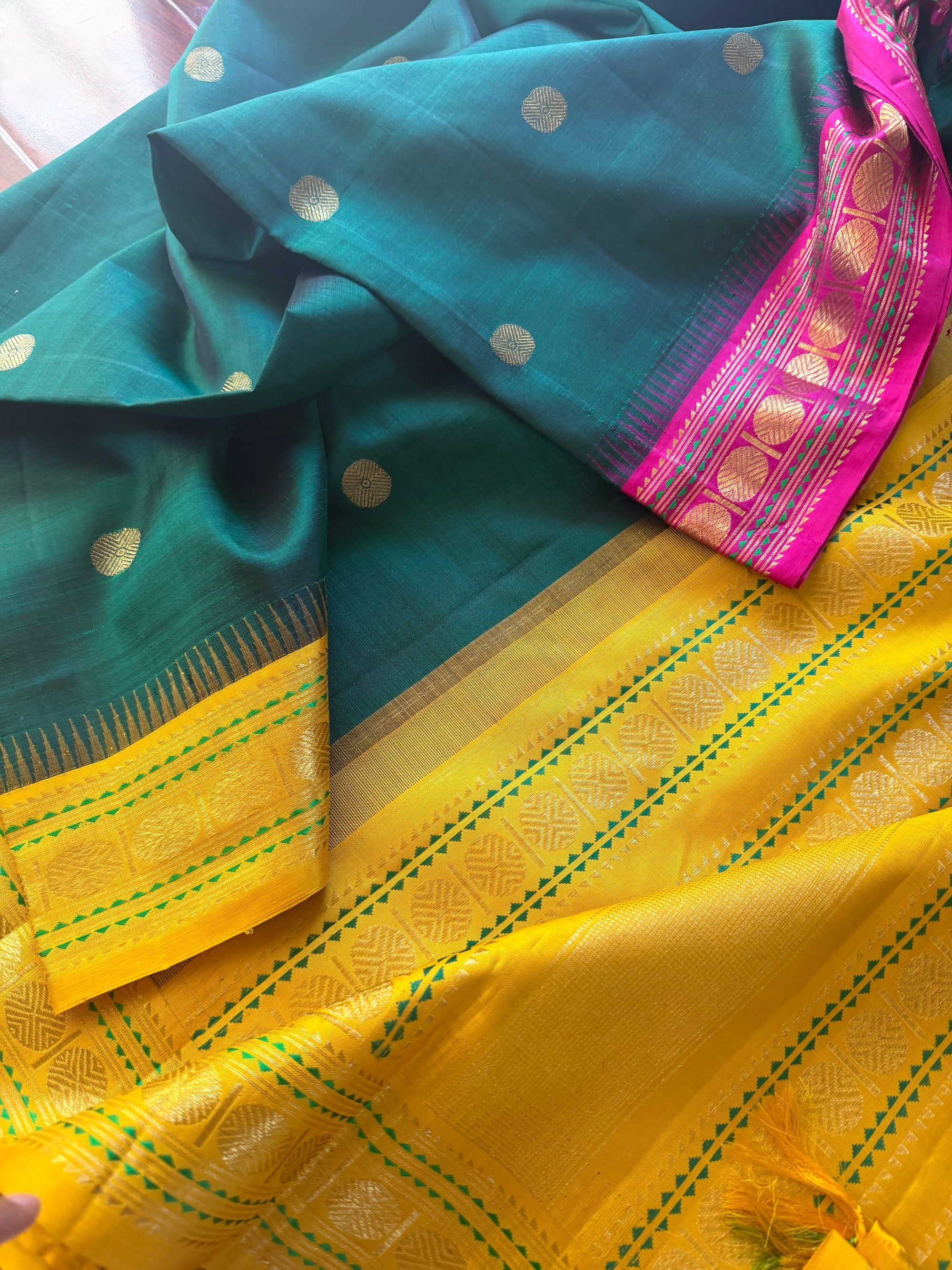 Korvai Kanjivaram  - Vintage Recreation Saree 