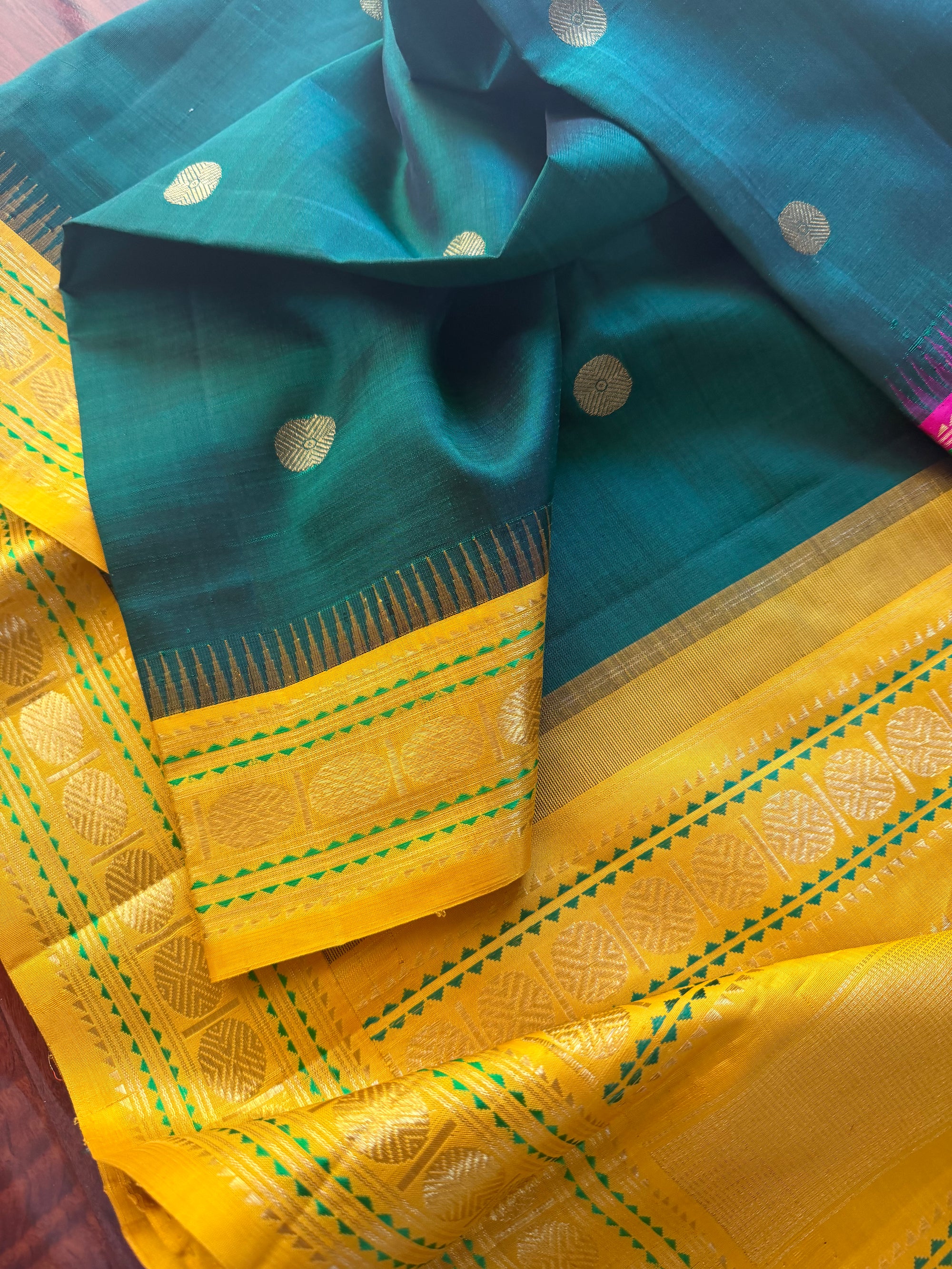 Korvai Kanjivaram  - Vintage Recreation Saree 