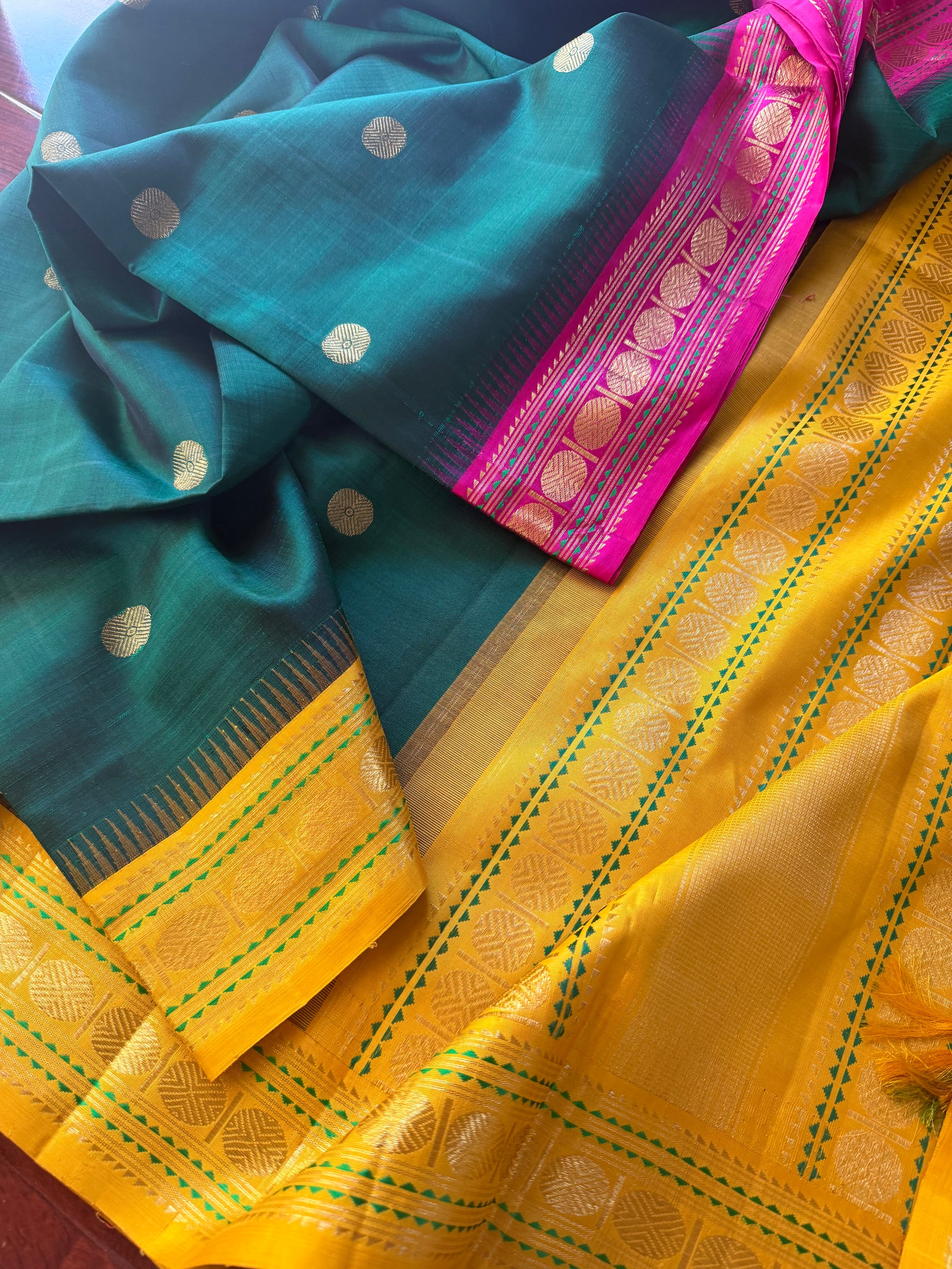 Korvai Kanjivaram  - Vintage Recreation Saree 