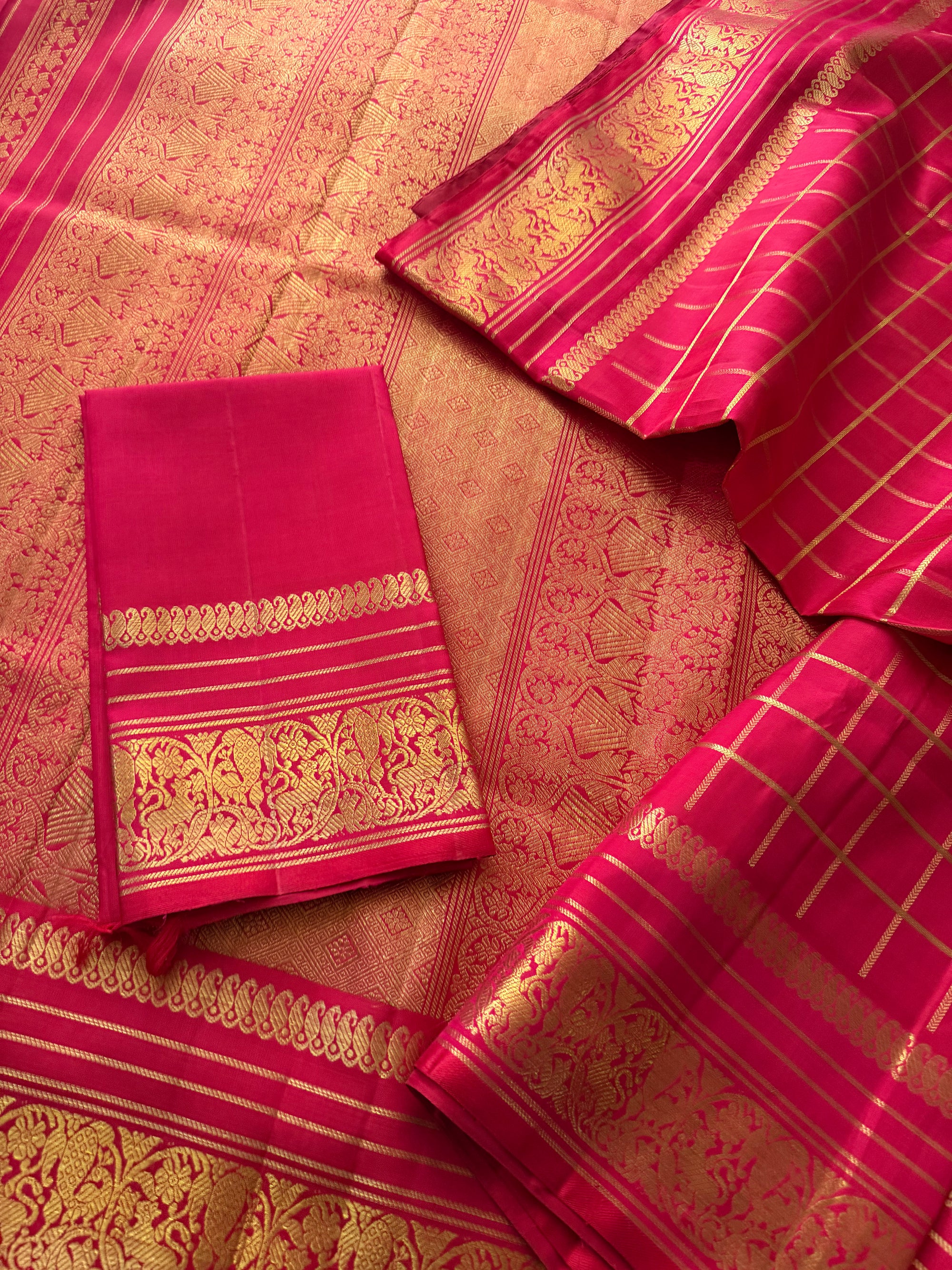 Korvai Kanjivaram  - Vintage Recreation Saree 